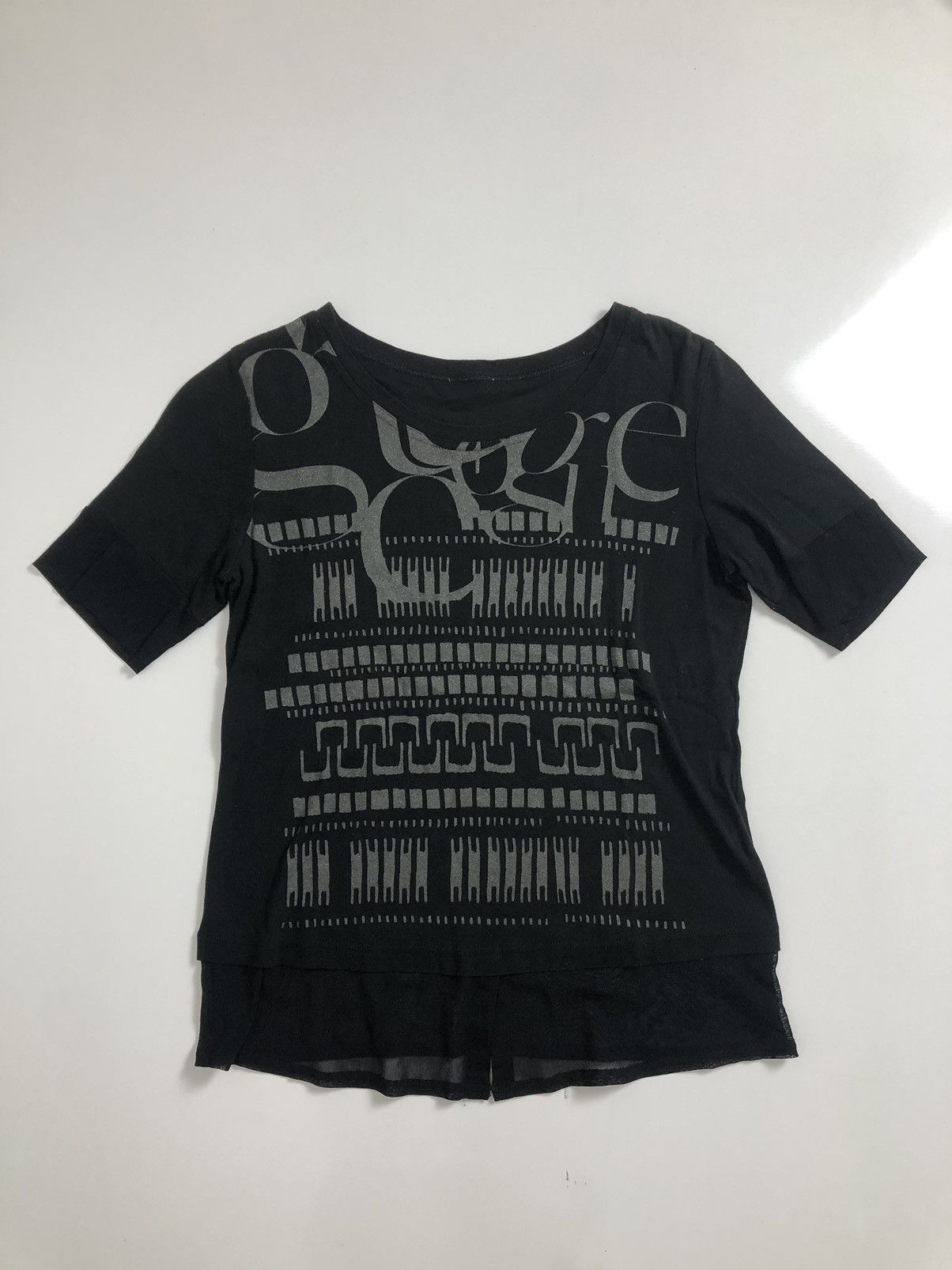 Hysteric Glamour Gothic Poem Double Layer perfect Style Tshirt tee Size US M / EU 48-50 / 2 - 1 Thumbnail