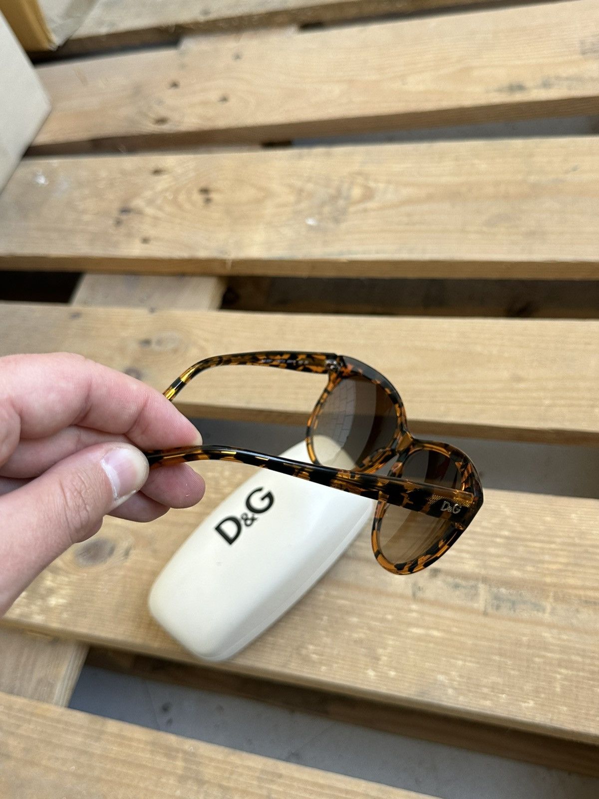 Dolce & Gabbana × Vintage Vintage Dolce & Gabbana Women’s Sunglasses With Case Size ONE SIZE - 5 Thumbnail
