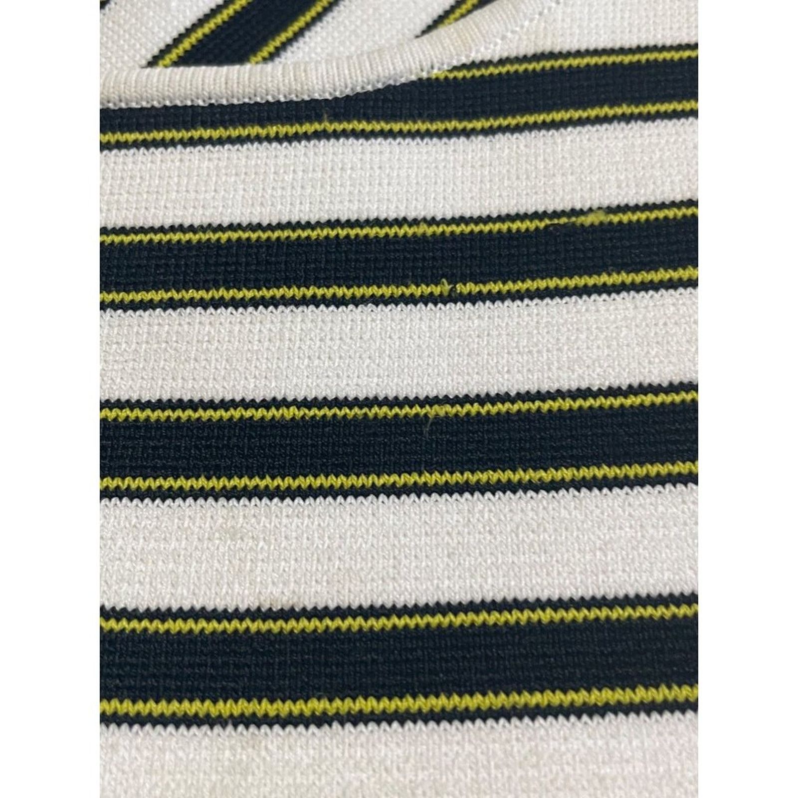 A.L.C. A.L.C Top Pullover White Black and Gold Short Sleeves Small Size S / US 4 / IT 40 - 11 Thumbnail