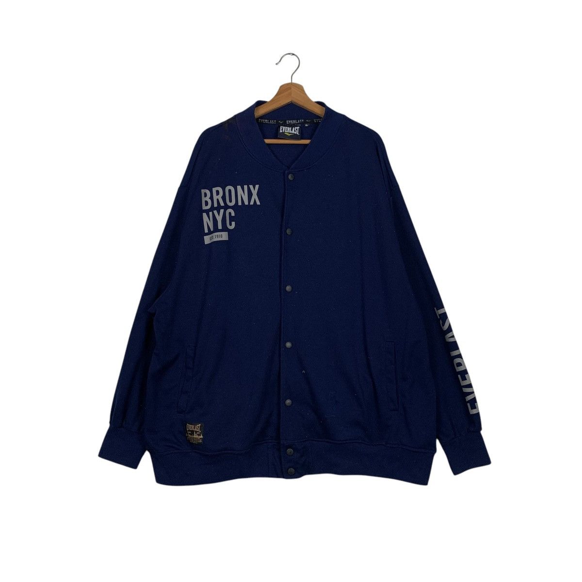 Everlast EVERLAST Bronx Nyc Sleeve Logo Sweater Big Size 5L #1930-C84 Size US XXL / EU 58 / 5 - 1 Thumbnail