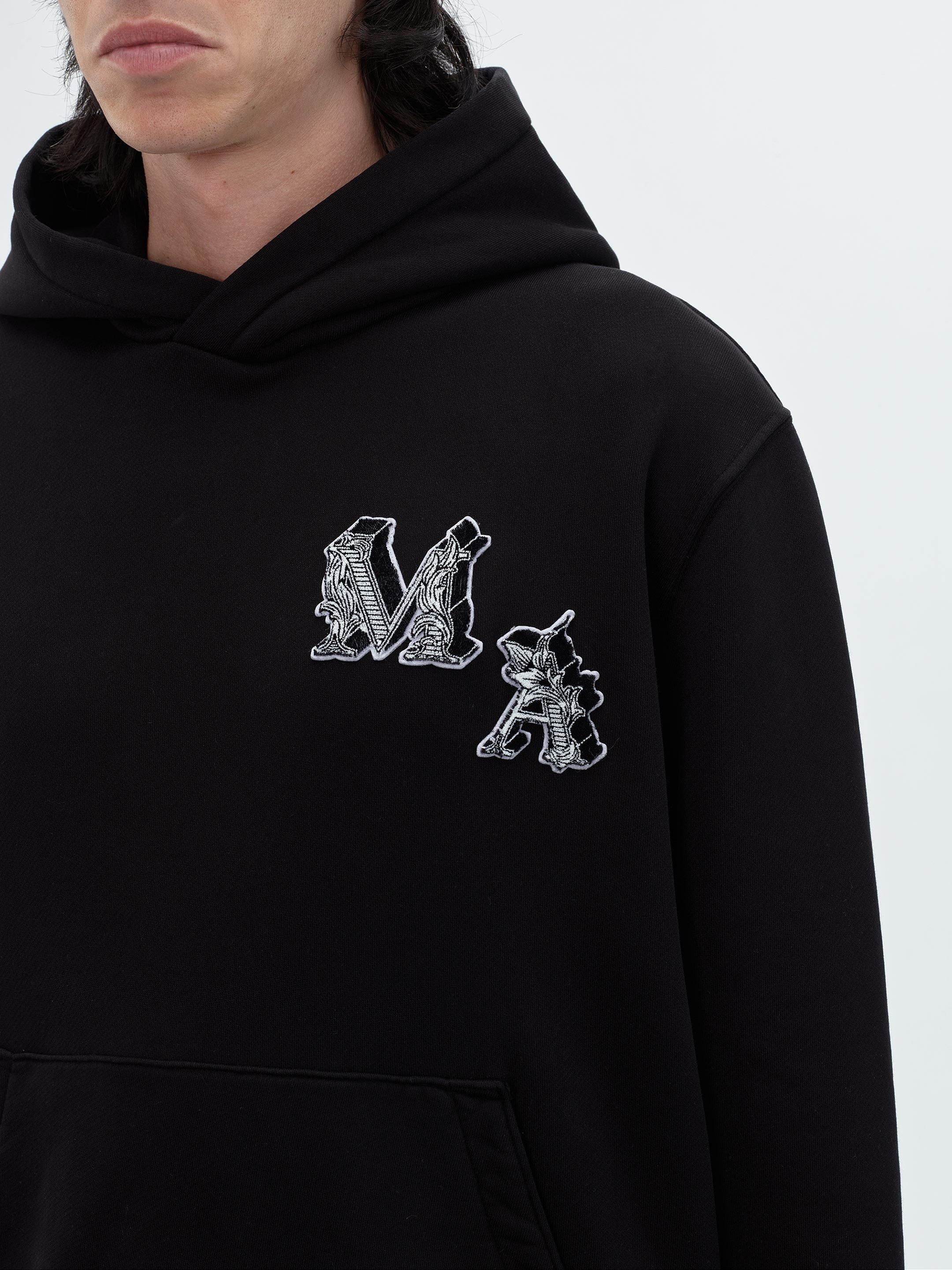 Amiri o1s1wg110425 Angel Hoodie in Black Size US S / EU 44-46 / 1 - 6 Thumbnail