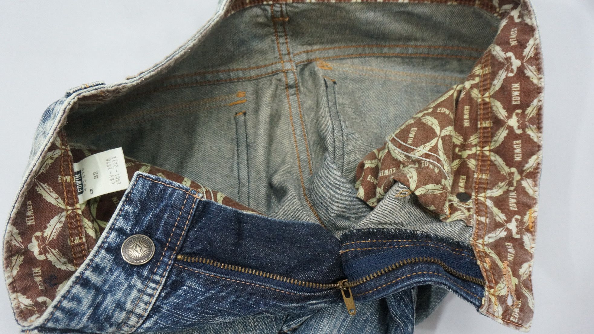 Edwin 🔥 Edwin Exclusive Vintage XVS EXV1878 Flared Bootcut Jeans Size US 34 / EU 50 - 14 Thumbnail