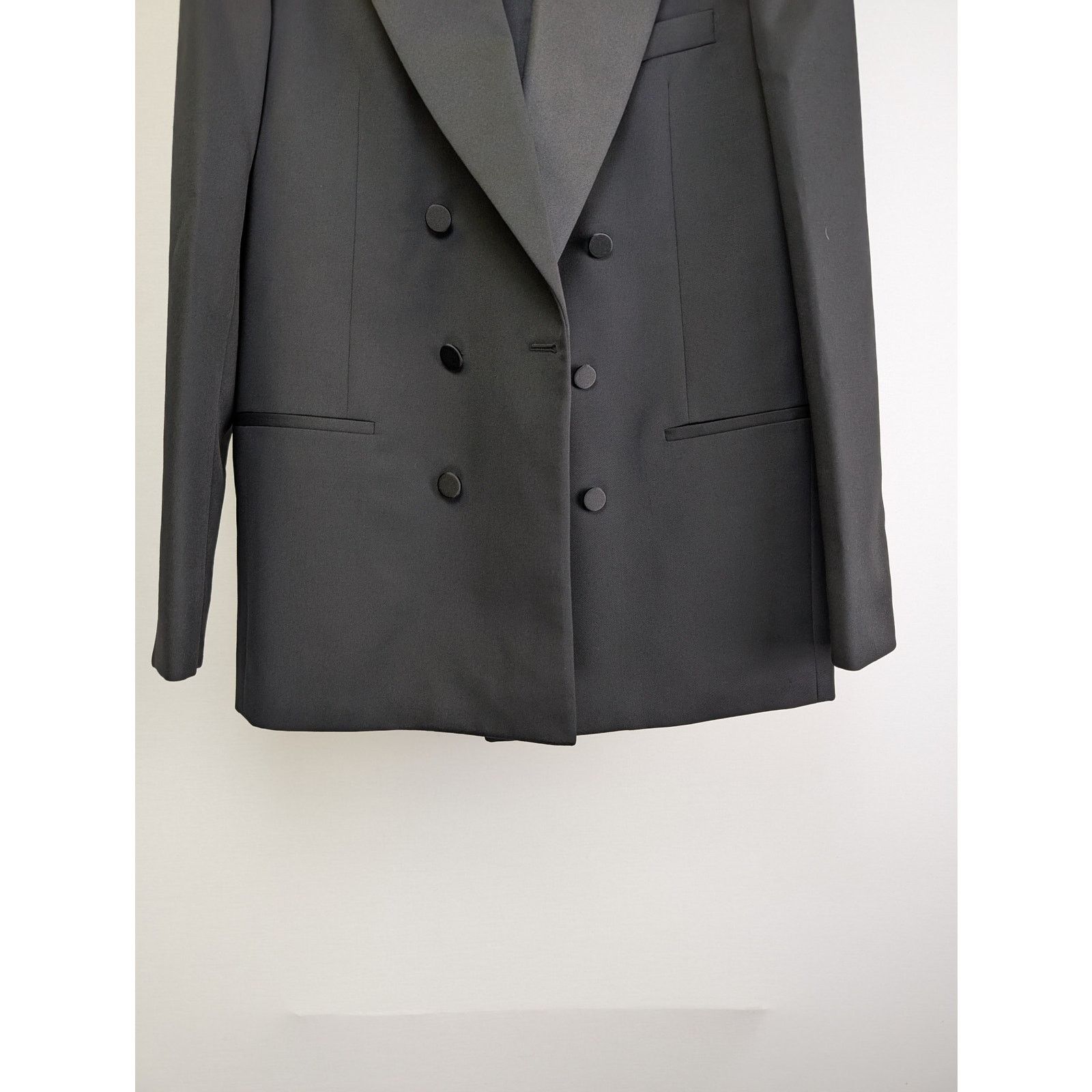 Saint Laurent Paris o1rshd1 Tuxedo Deneuve Grain De Poudre Organique Jacket Size US L / EU 52-54 / 3 - 7 Thumbnail