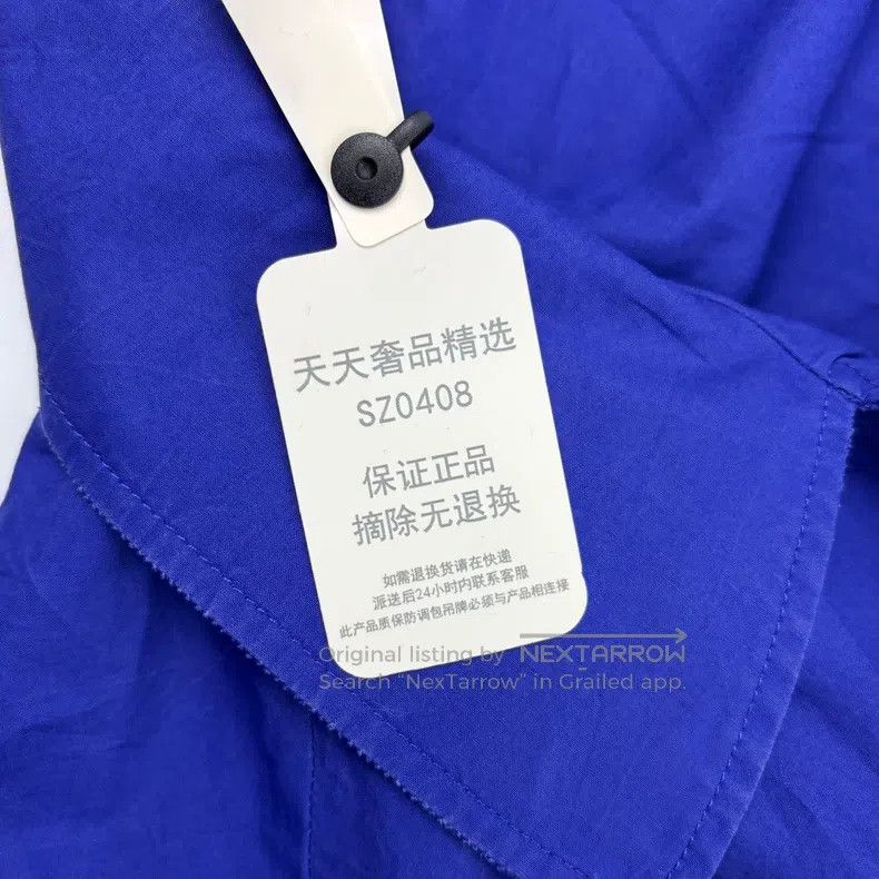 Balenciaga Balenciaga Letter Embroidered Pure Cotton Long Sleeve Shir Size XS / US 0-2 / IT 36-38 - 6 Thumbnail