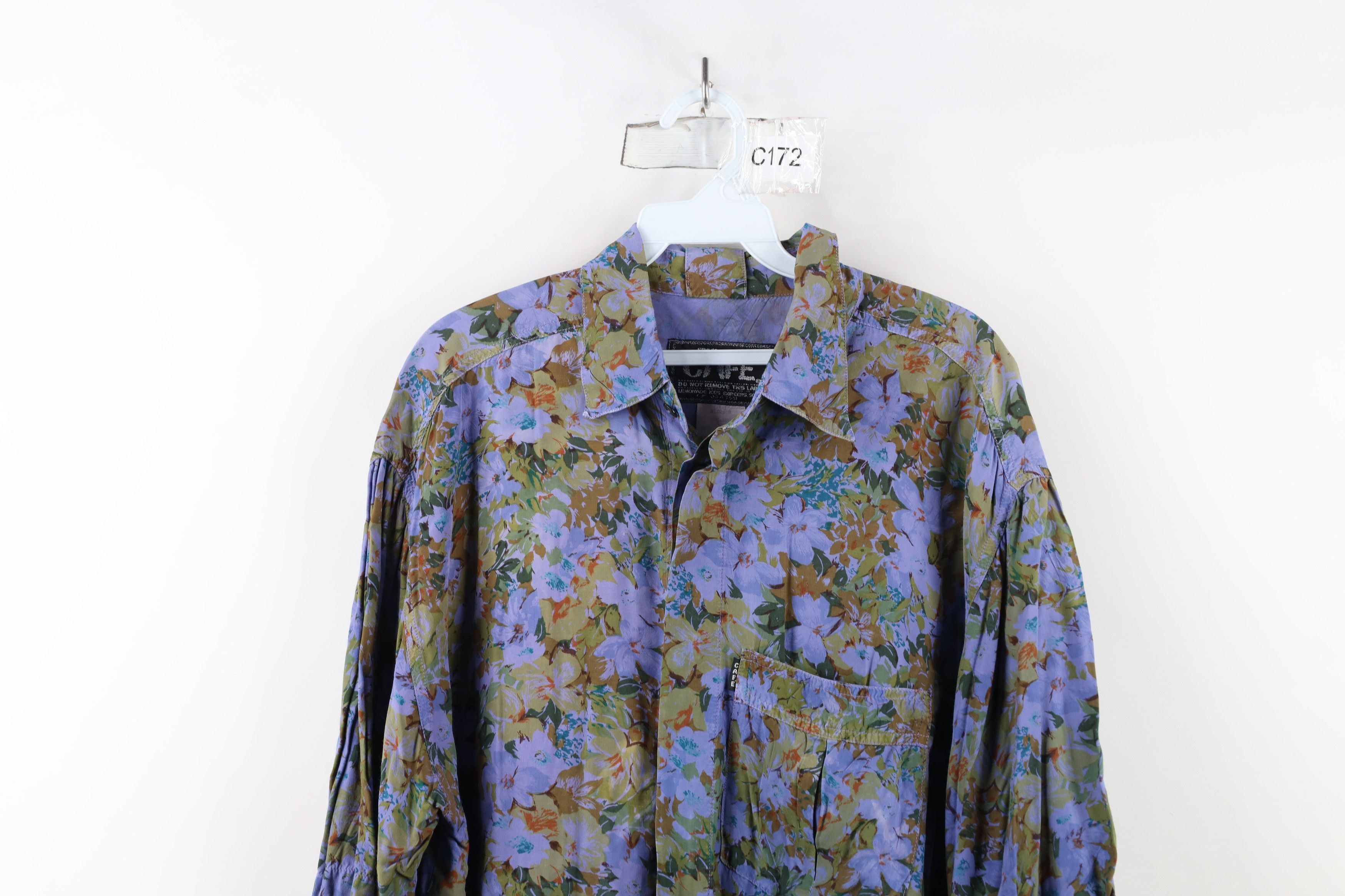 Vintage Vintage 90s Streetwear Short Sleeve Collared Button Shirt Size US XL / EU 56 / 4 - 2 Thumbnail