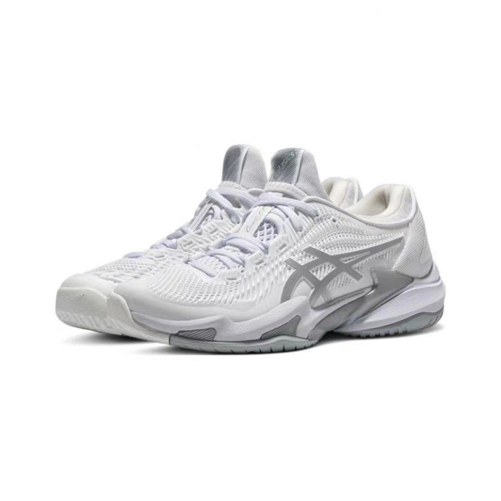 Asics ASICS Court FF 3 Professional Low Cut Tennis Shoe White Grey Size US 11 / EU 44 - 3 Thumbnail