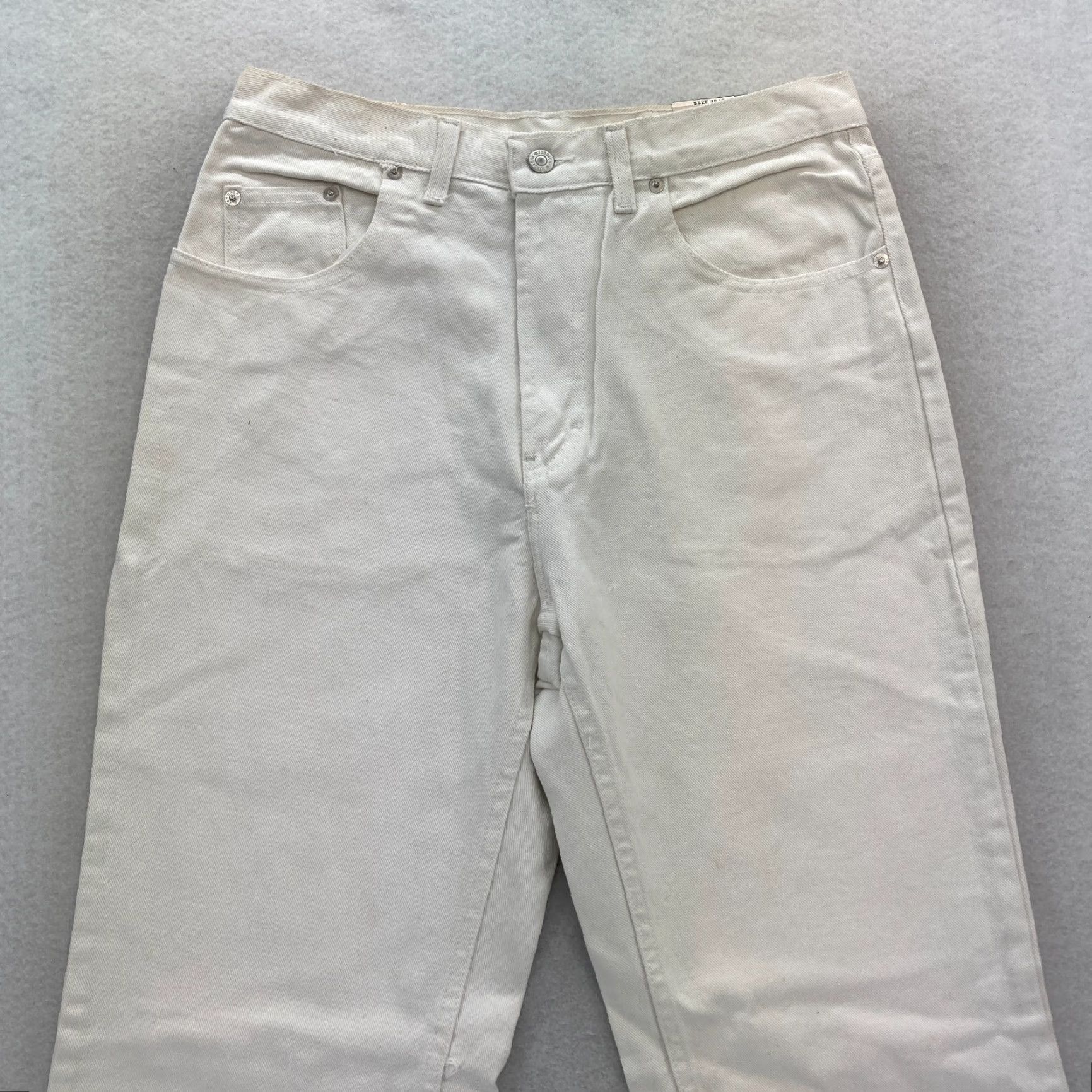 Jordache VINTAGE Jordache Jeans Mens 32x34 Easy Fit Tapered Leg White Denim Western Y2K Size US 32 / EU 48 - 3 Thumbnail