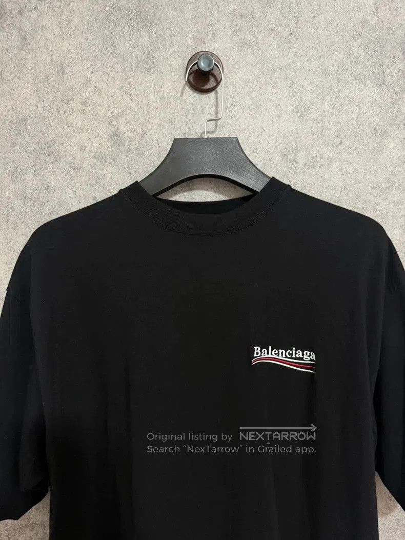 Balenciaga Balenciaga Coke Embroidered Logo Short Sleeve T-Shirt. Size US L / EU 52-54 / 3 - 2 Thumbnail
