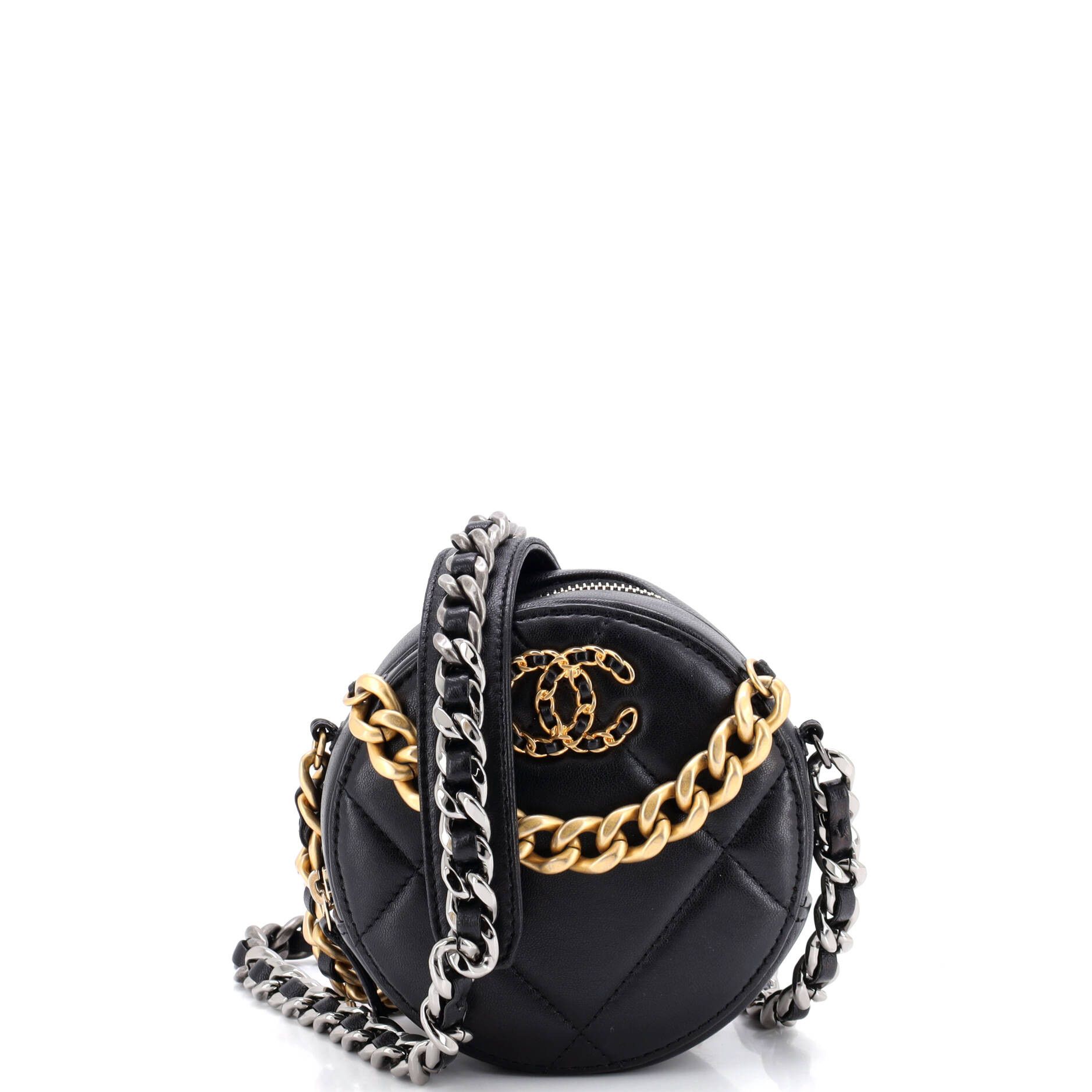 Chanel 19 Round Clutch with Chain Size ONE SIZE - 1 Thumbnail