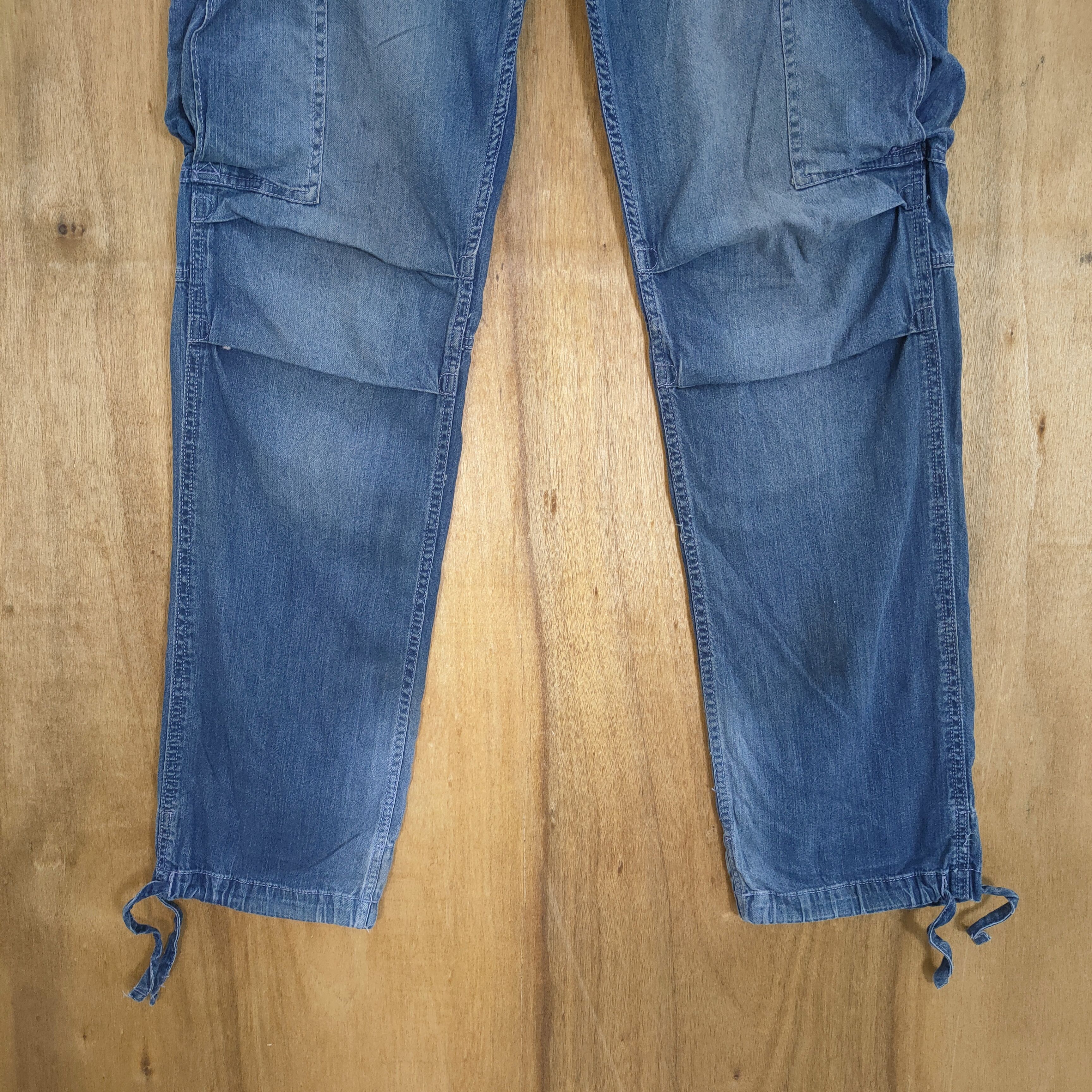 Japanese Brand × Vintage VINTAGE JAPANESE FADED BONDAGE CARGO PANTS Size US 32 / EU 48 - 3 Thumbnail