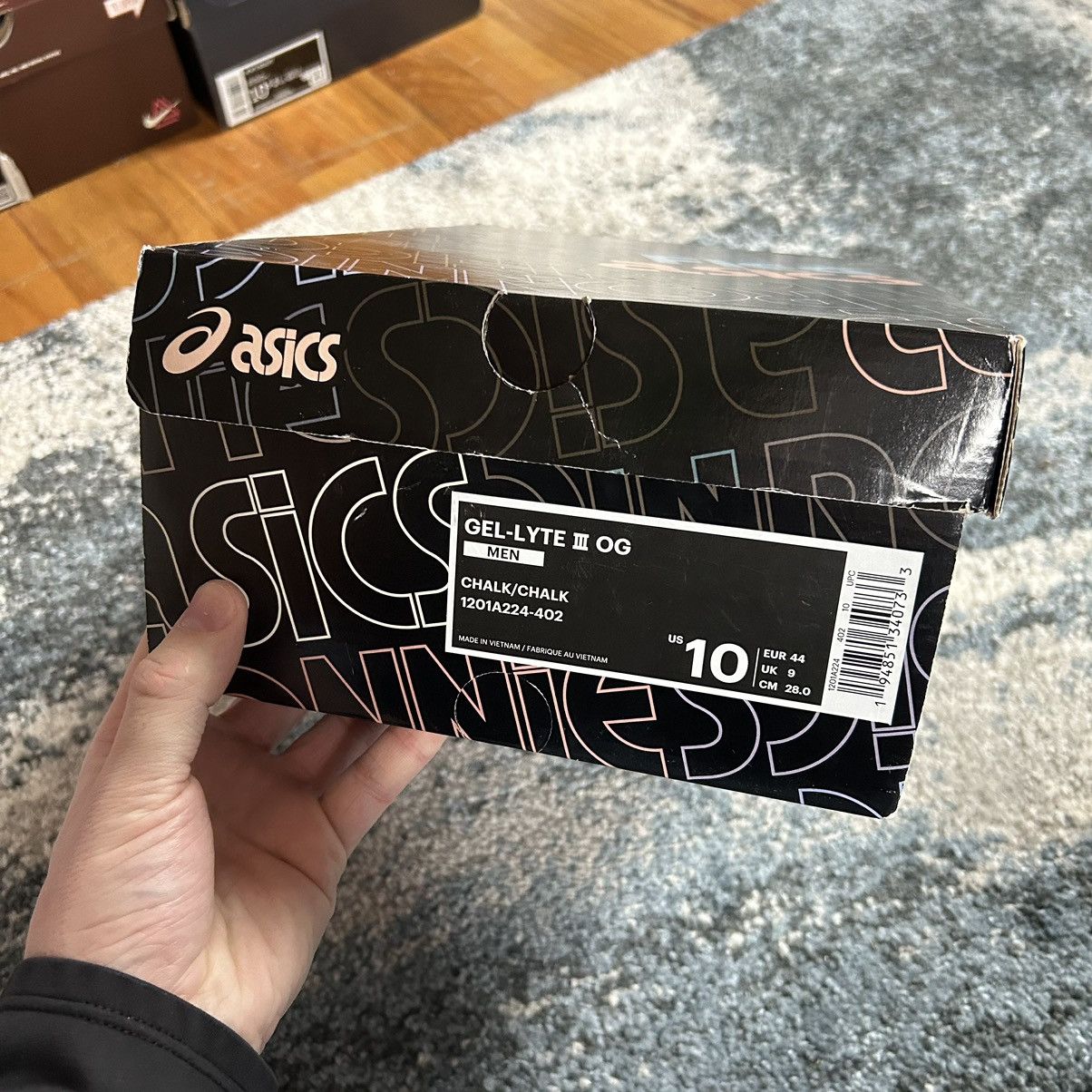 Asics × Kith × Ronnie Fieg 1201A224-402 FW20 KXTH GEL LYTE iii “THE PALETTE” CHALK Size US 10 / EU 43 - 11 Thumbnail