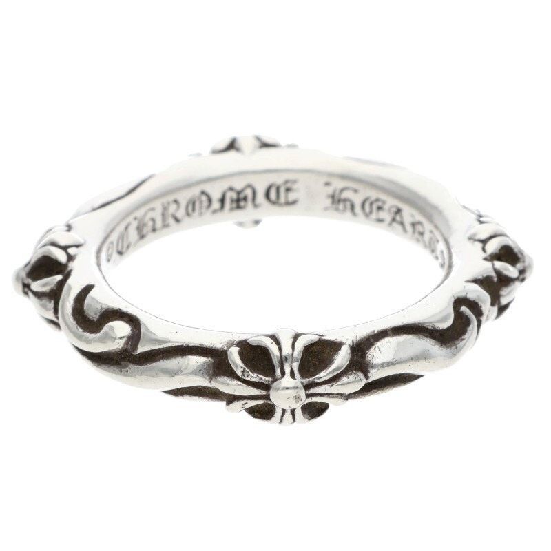Chrome Hearts Chrome Hearts No. 21 SBT Band Silver Ring Size ONE SIZE - 1 Thumbnail