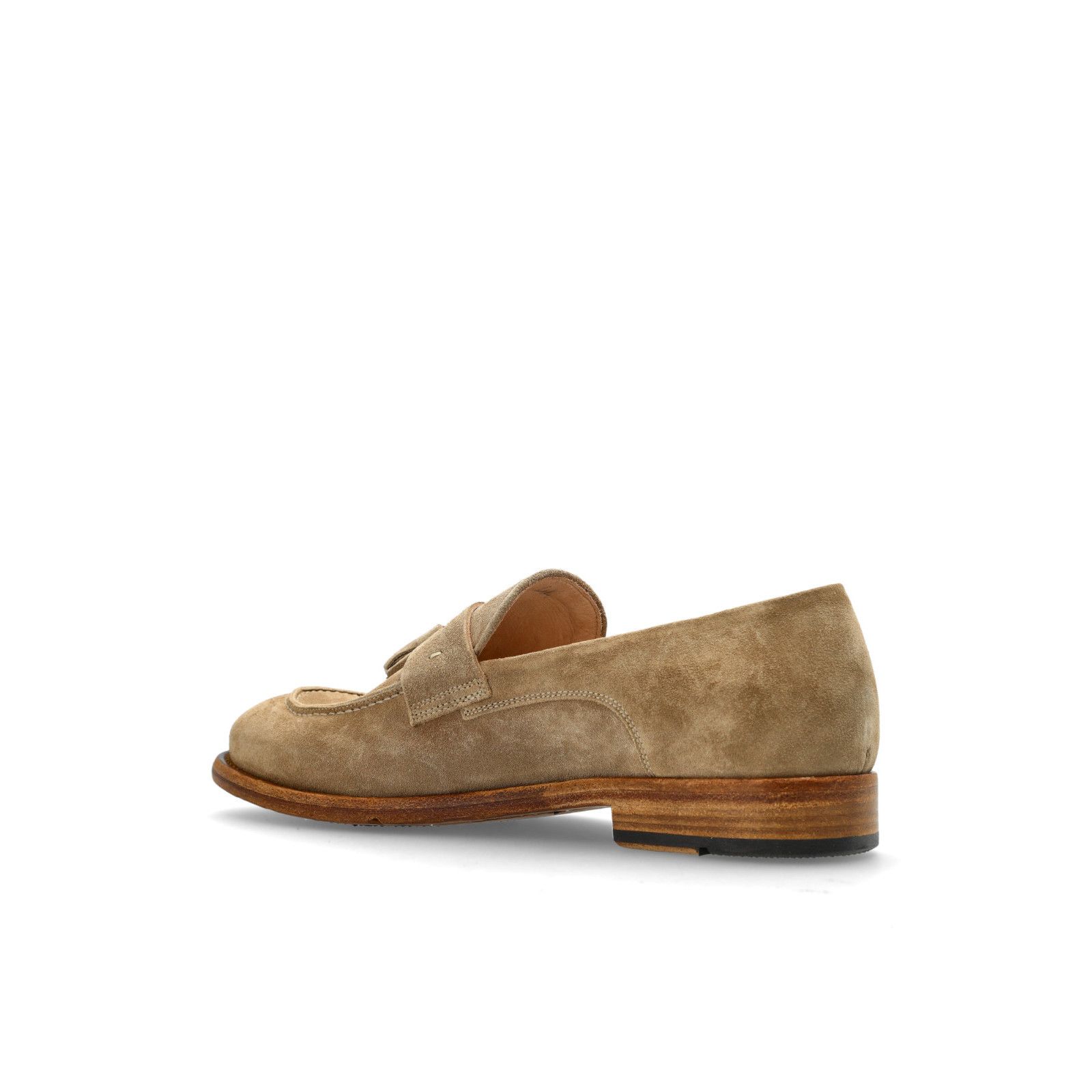 Eleventy ELEVENTY Beige Suede Loafers New & Authentic (Men's size:US Size US 7 / EU 40 - 3 Thumbnail