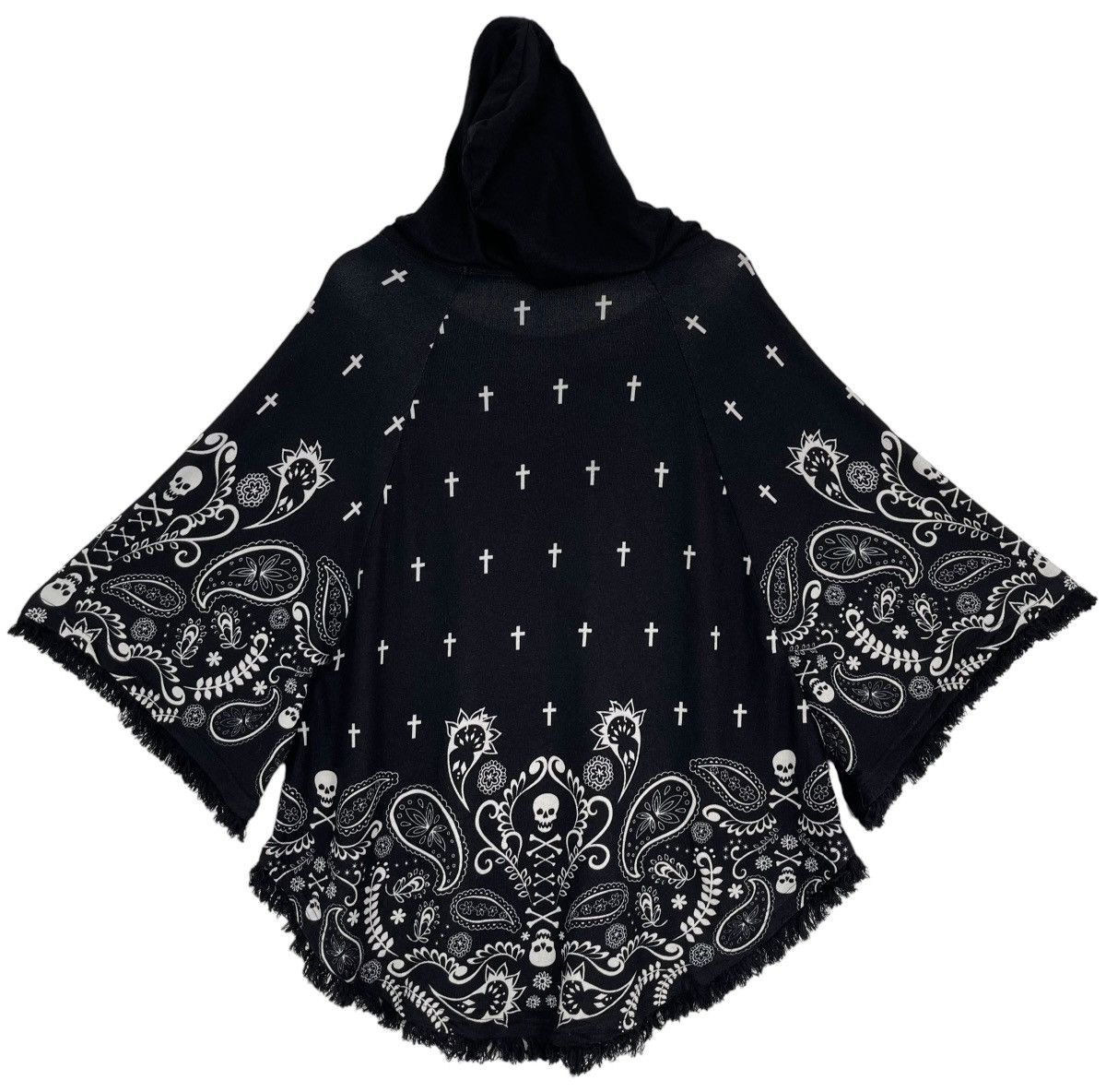 Japanese Brand Strange Heaven Bandana Skull Poncho Size US L / EU 52-54 / 3 - 2 Thumbnail