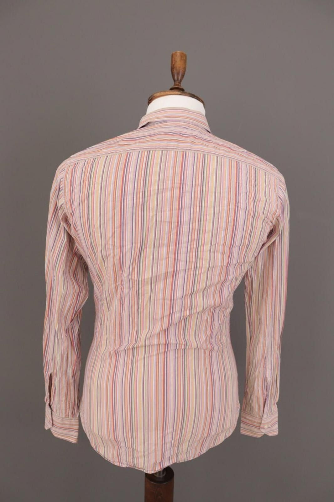 Etro Etro Multicolor Stripe Long Sleeve Button Down Shirt Size 39 Size US M / EU 48-50 / 2 - 7 Thumbnail
