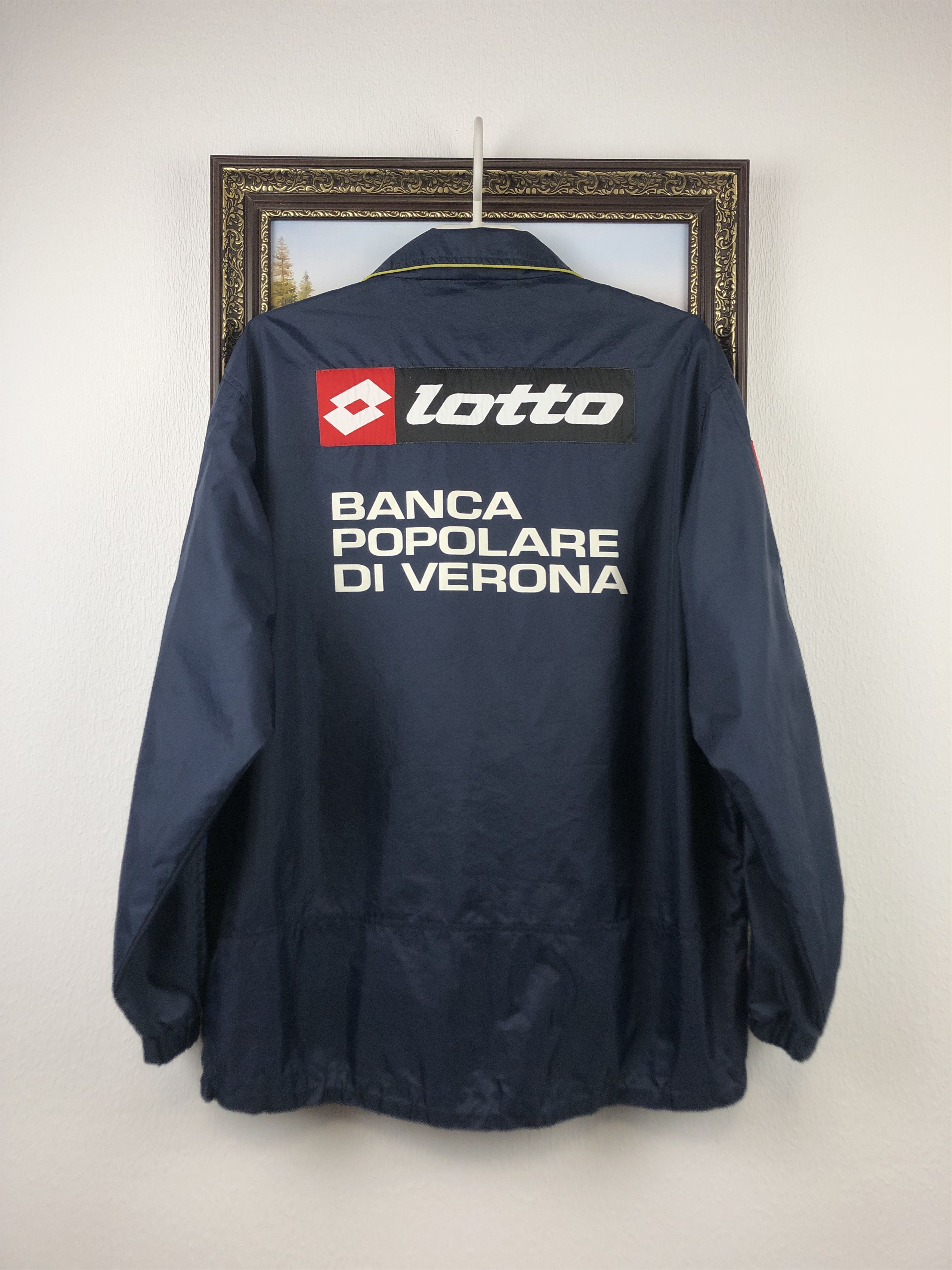 Vintage Vintage Lotto Chievo Verona Jacket Football Soccer Track Top Size US S / EU 44-46 / 1 - 18 Thumbnail