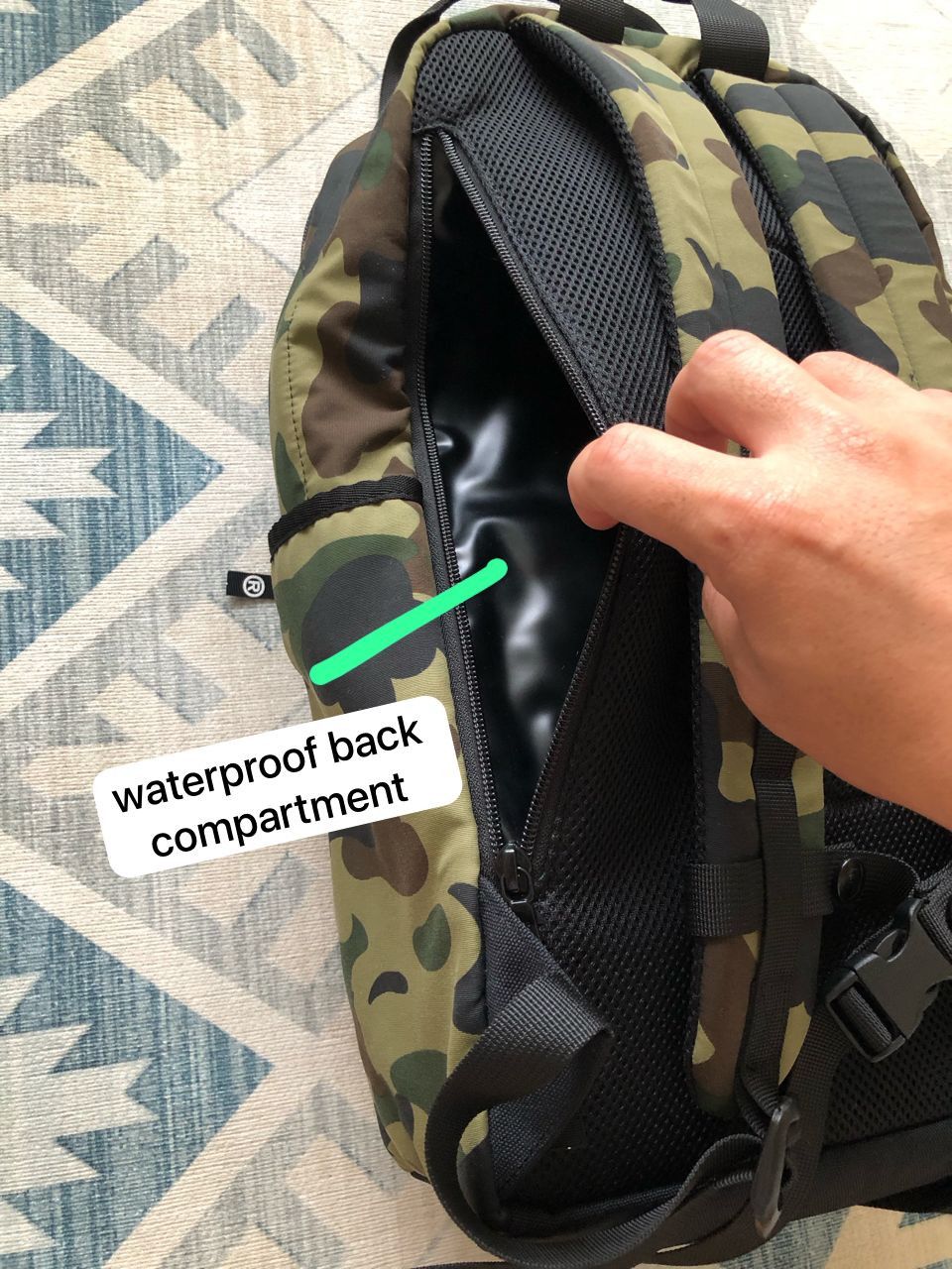 Bape 1ST CAMO BACKPACK Size ONE SIZE - 22 Thumbnail