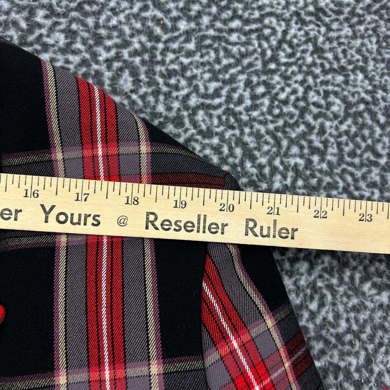 Ann Taylor Ann Taylor Blazer Jacket Women 12 Plaid Double Breasted New Size XL / US 12-14 / IT 48-50 - 4 Thumbnail