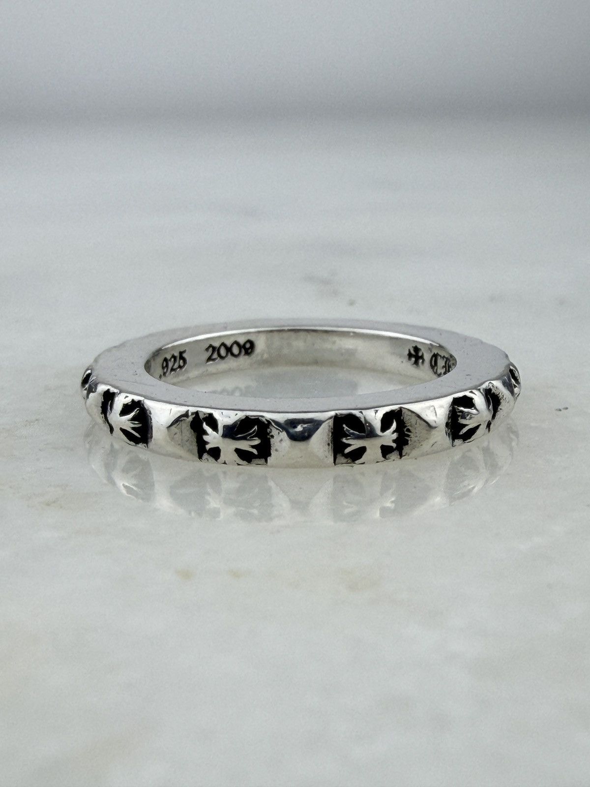 Chrome Hearts CHROME HEARTS TRUE FUCKING PUNK 3MM SPACER RING Size ONE SIZE - 3 Thumbnail