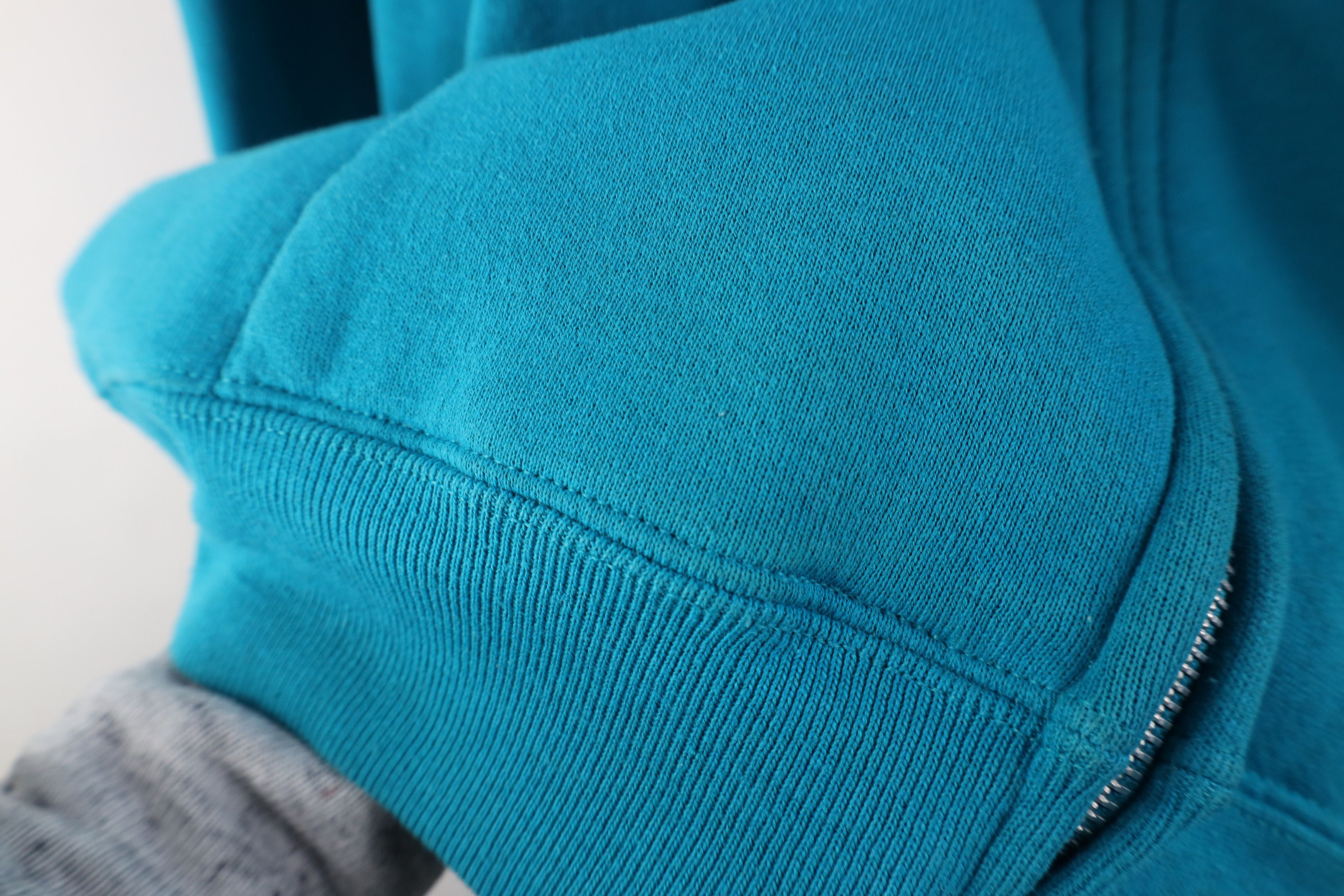 Vintage Vintage 90s USA Olympics Full Zip Hoodie Sweatshirt Teal USA Size US L / EU 52-54 / 3 - 6 Thumbnail