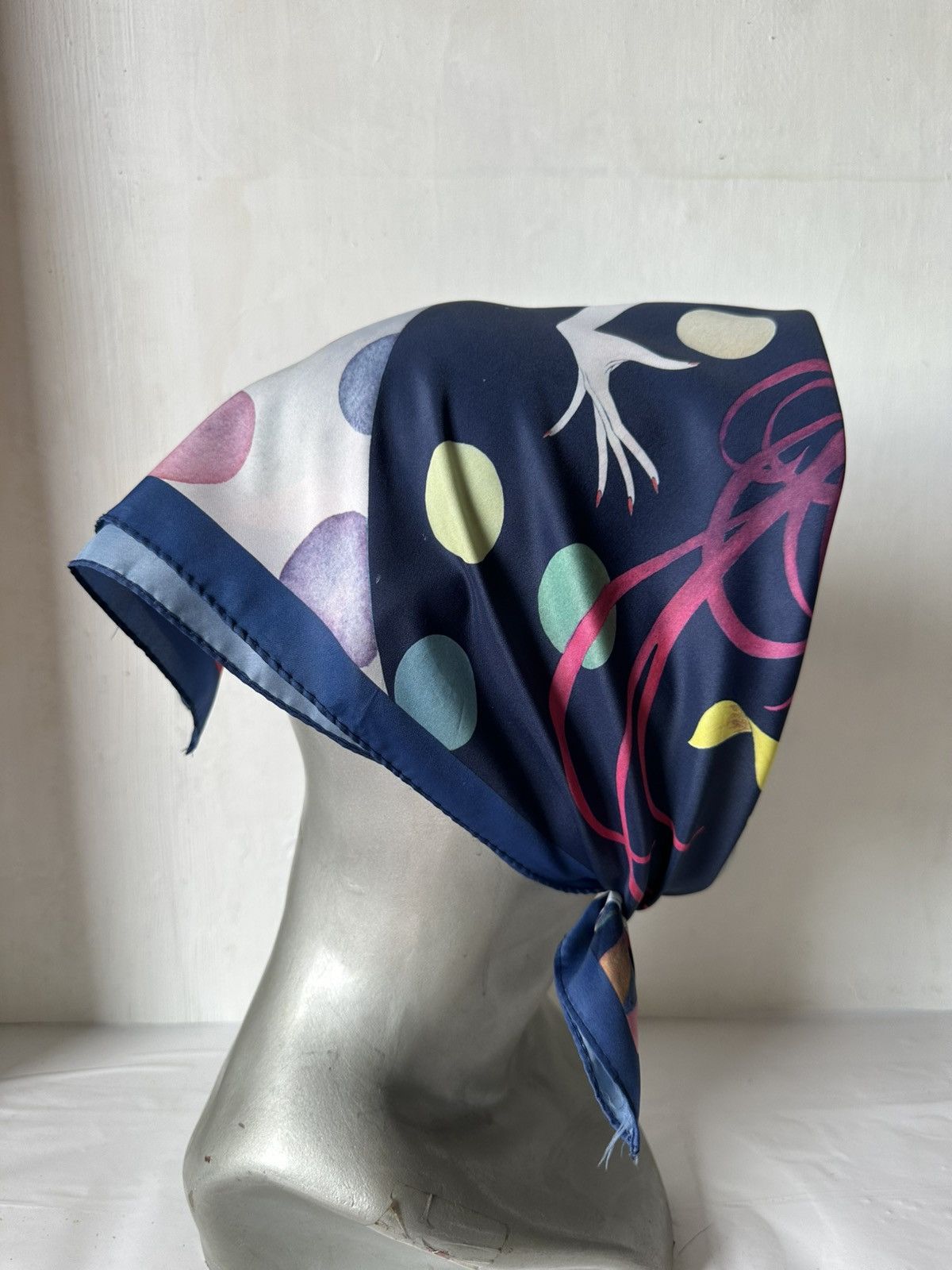 Vintage Masakane Yonekura Naked Mermaid Handkerchief/ Neckerchief Size ONE SIZE - 13 Thumbnail