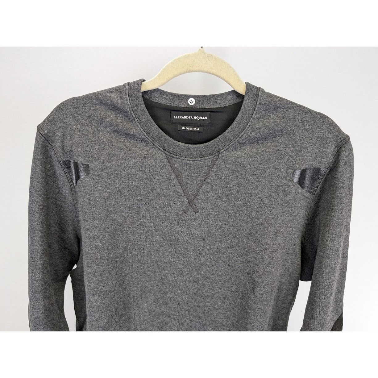 Alexander McQueen o1rshd1 Sweater / Jumper With Button Cuff in Gray Size US M / EU 48-50 / 2 - 5 Thumbnail