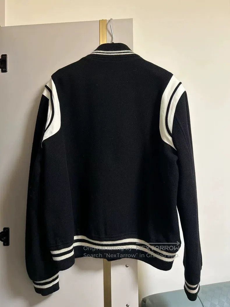 Saint Laurent Paris Saint Laurent Paris Black and White Basic Baseball Jacket Size US L / EU 52-54 / 3 - 5 Thumbnail
