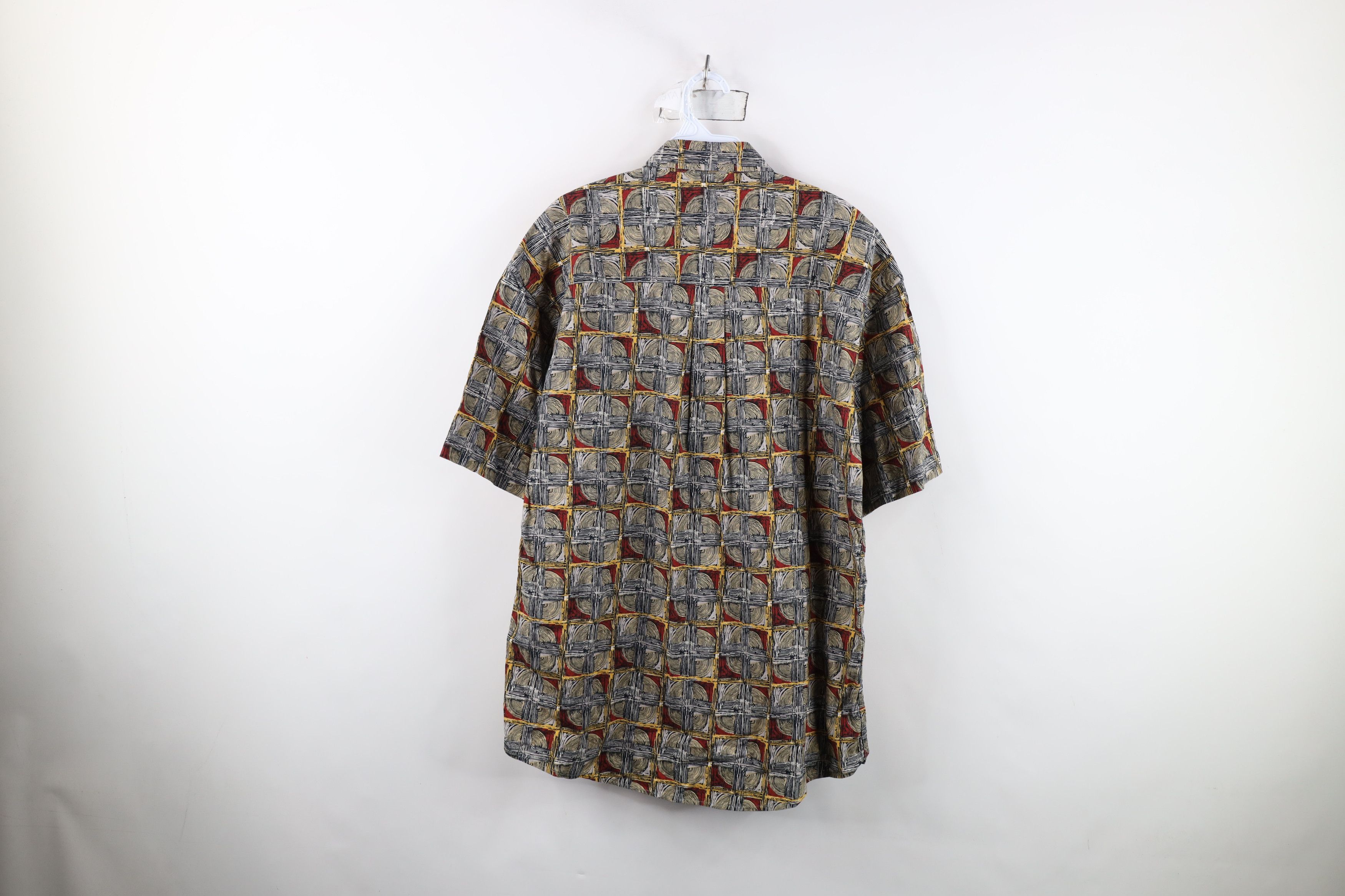 Vintage Vintage 90s Streetwear Short Sleeve Button Down Shirt Size US L / EU 52-54 / 3 - 7 Thumbnail