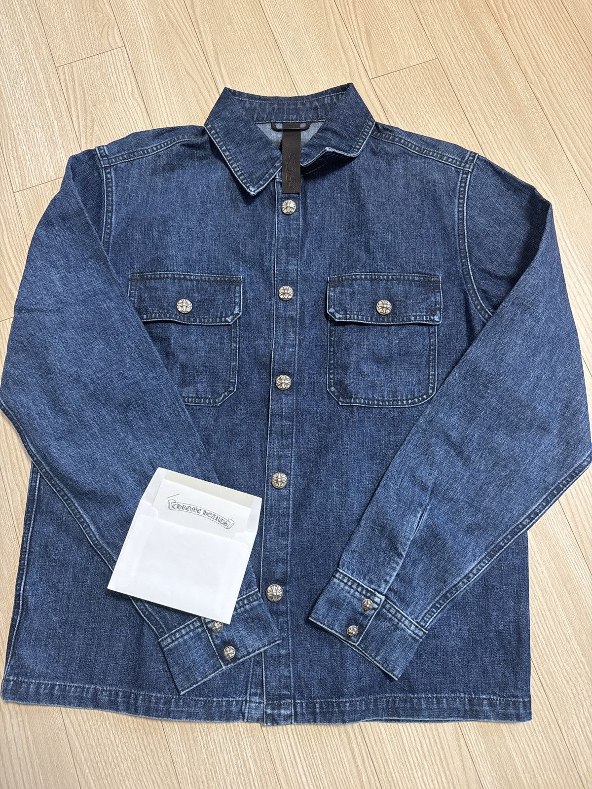 Chrome Hearts Chrome hearts workdog denim shirts Size US M / EU 48-50 / 2 - 1 Thumbnail