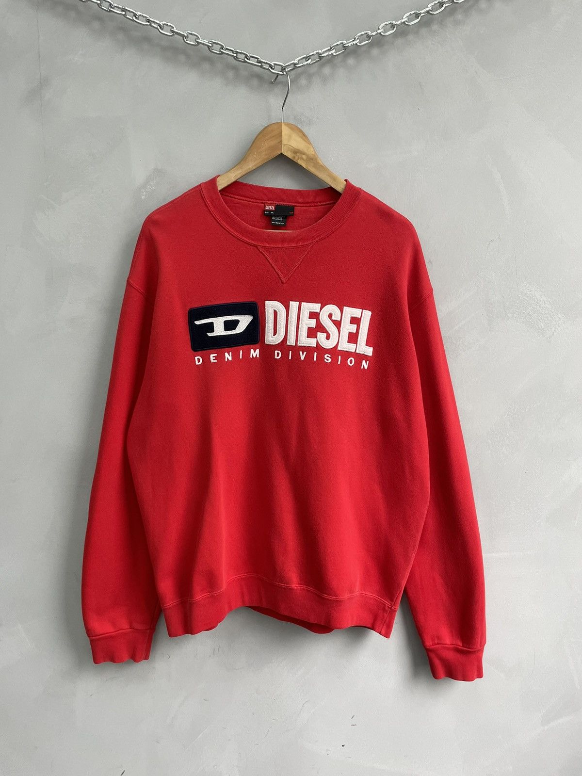 Diesel retro big logo y2k crewneck sweatshirt