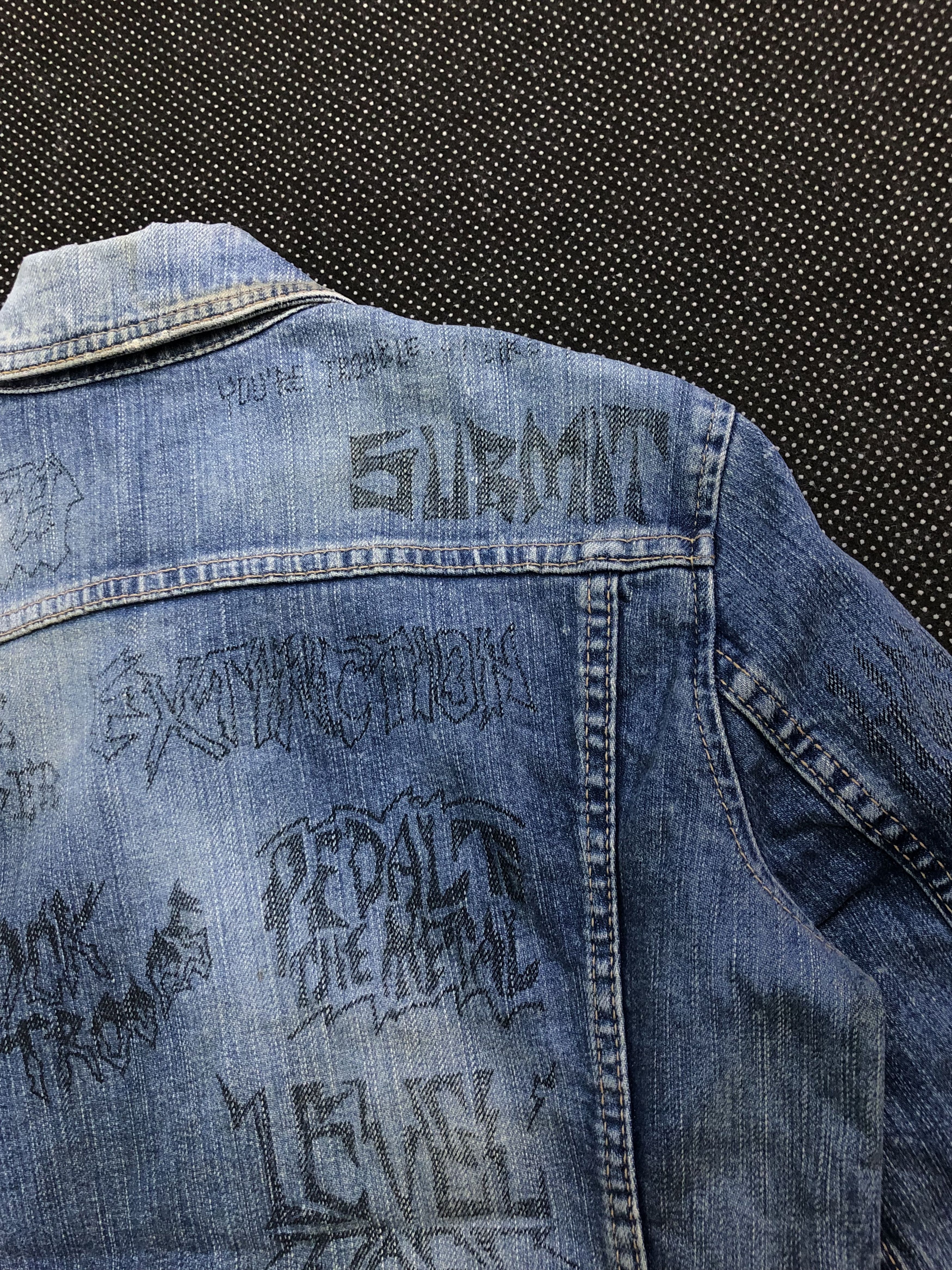 Hysteric Glamour RARE🔥90’S HYSTERIC KINKY JEANS TAKUYA KIMURA DENIM JACKET Size XXS / US 00 / IT 34 - 15 Thumbnail