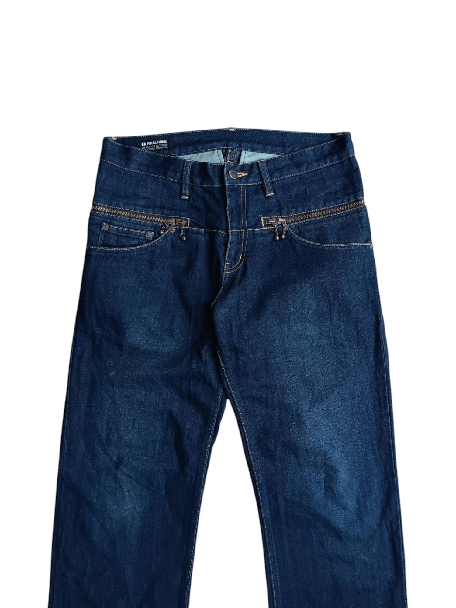 Final Home final home double pocket zipper denim pants Size US 32 / EU 48 - 2 Thumbnail
