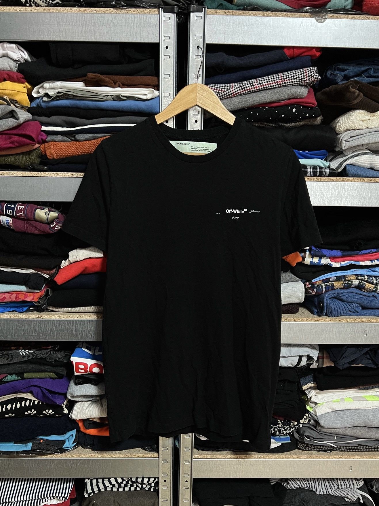 Off-White Off-White Washed Black 3D Arrows Big Logo T-Shirt Size S Size US S / EU 44-46 / 1 - 3 Thumbnail