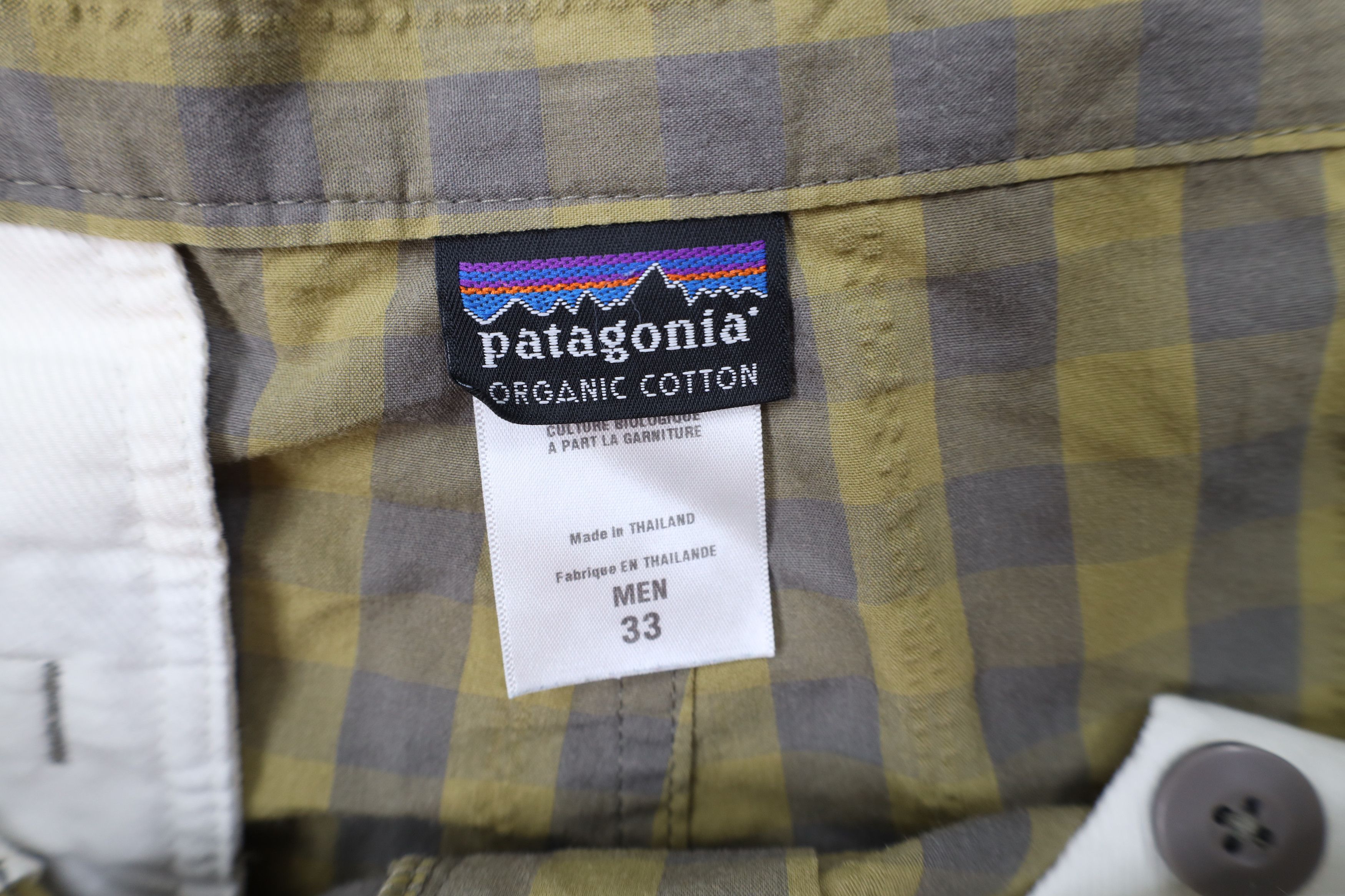 Patagonia Patagonia Seer Sucker Chino Shorts Plaid Organic Cotton Size US 33 - 6 Thumbnail