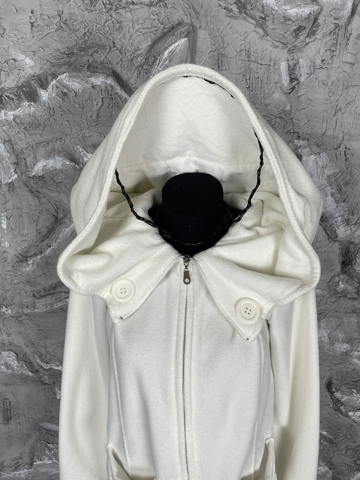 Japanese Brand Y2K Huuuge Hood Huge Buttons Hoodie LGB Japanese Style Size US M / EU 48-50 / 2 - 5 Thumbnail
