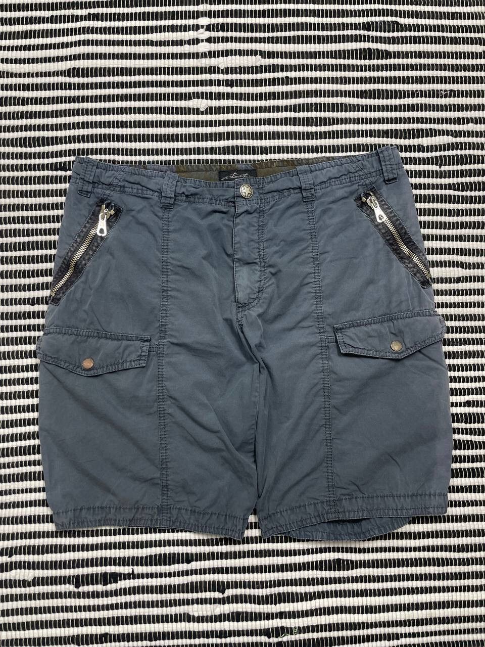 JET SET × Japanese Brand × Vintage Vintage Jet Set Cargo Faded Shorts Y2K Size US 34 / EU 50 - 1 Thumbnail