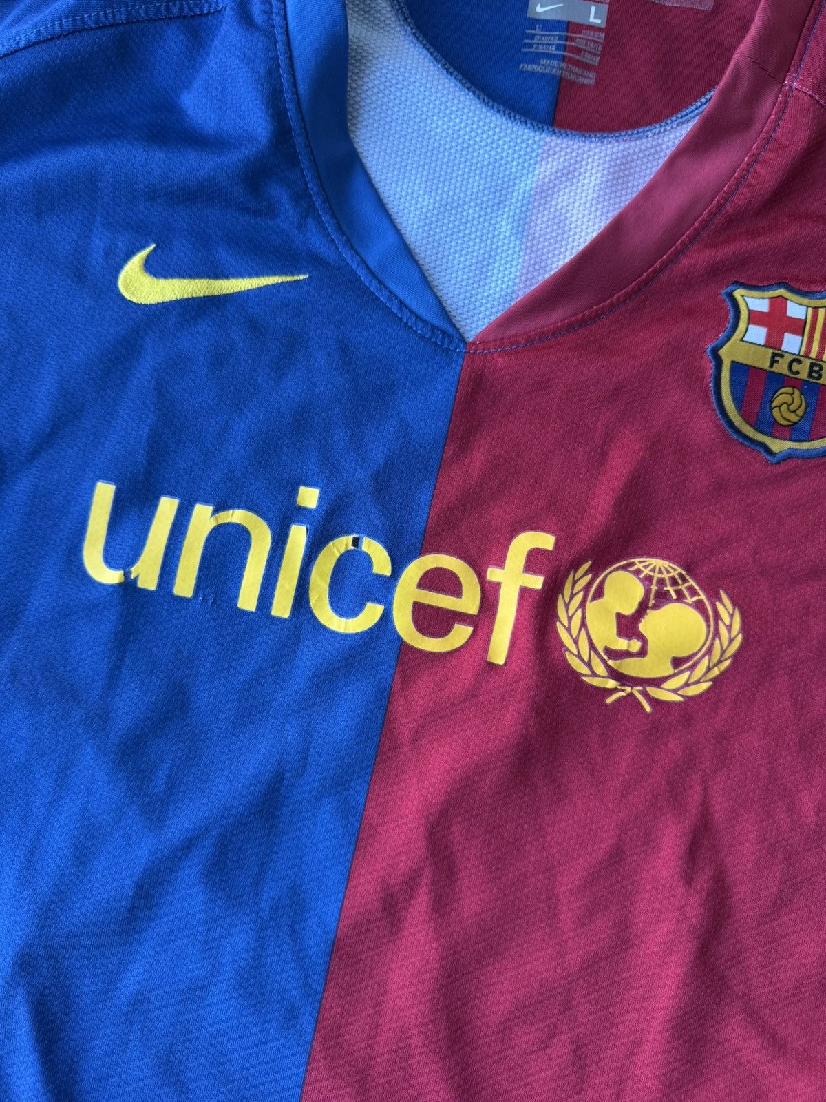 Nike Vintage Nike Barcelona soccer jersey size Women’s Size L / US 10 / IT 46 - 3 Thumbnail
