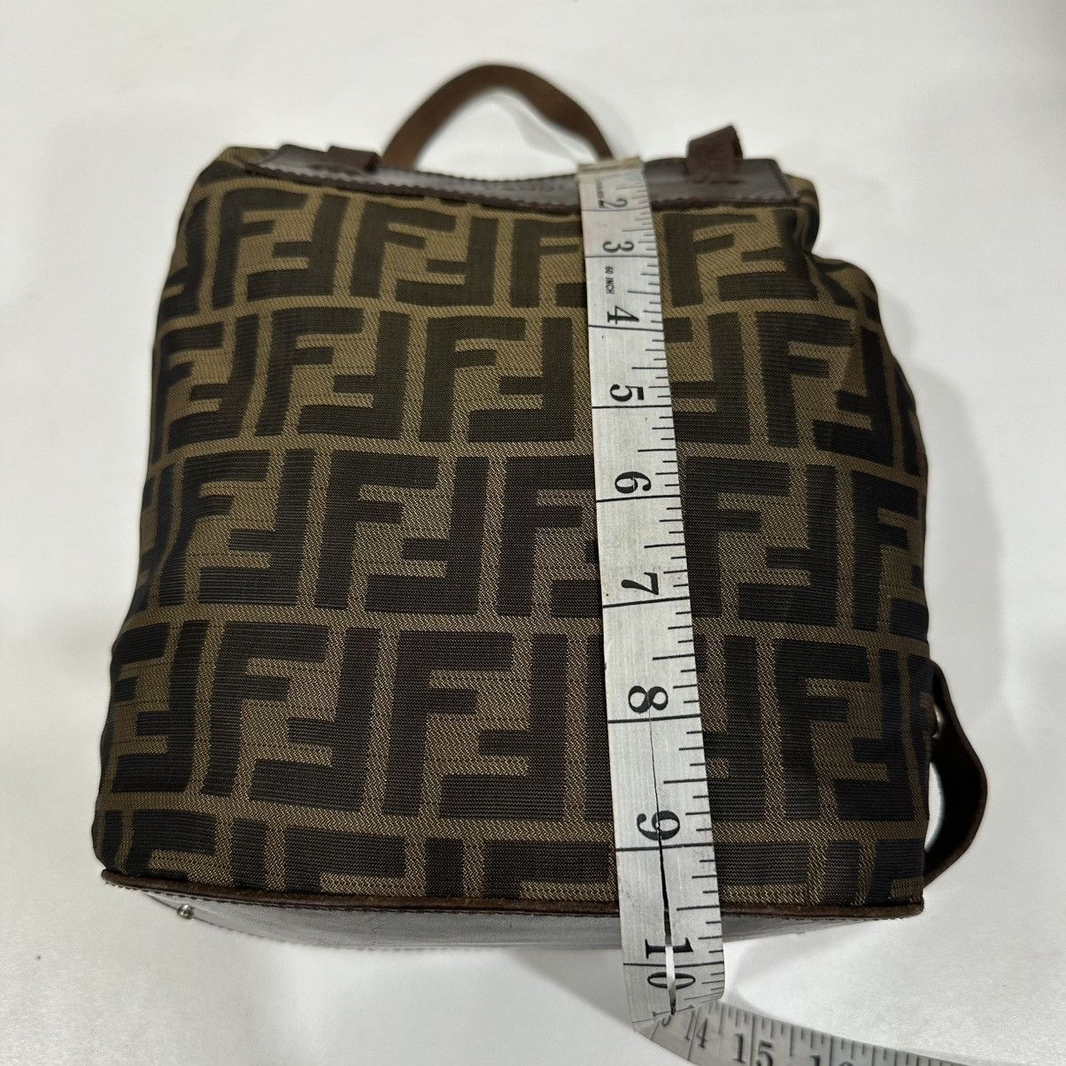 Fendi ‼️YES‼️ VINTAGE FENDI ZUCCA FF FOLDABLE MINI BAG Size ONE SIZE - 9 Thumbnail