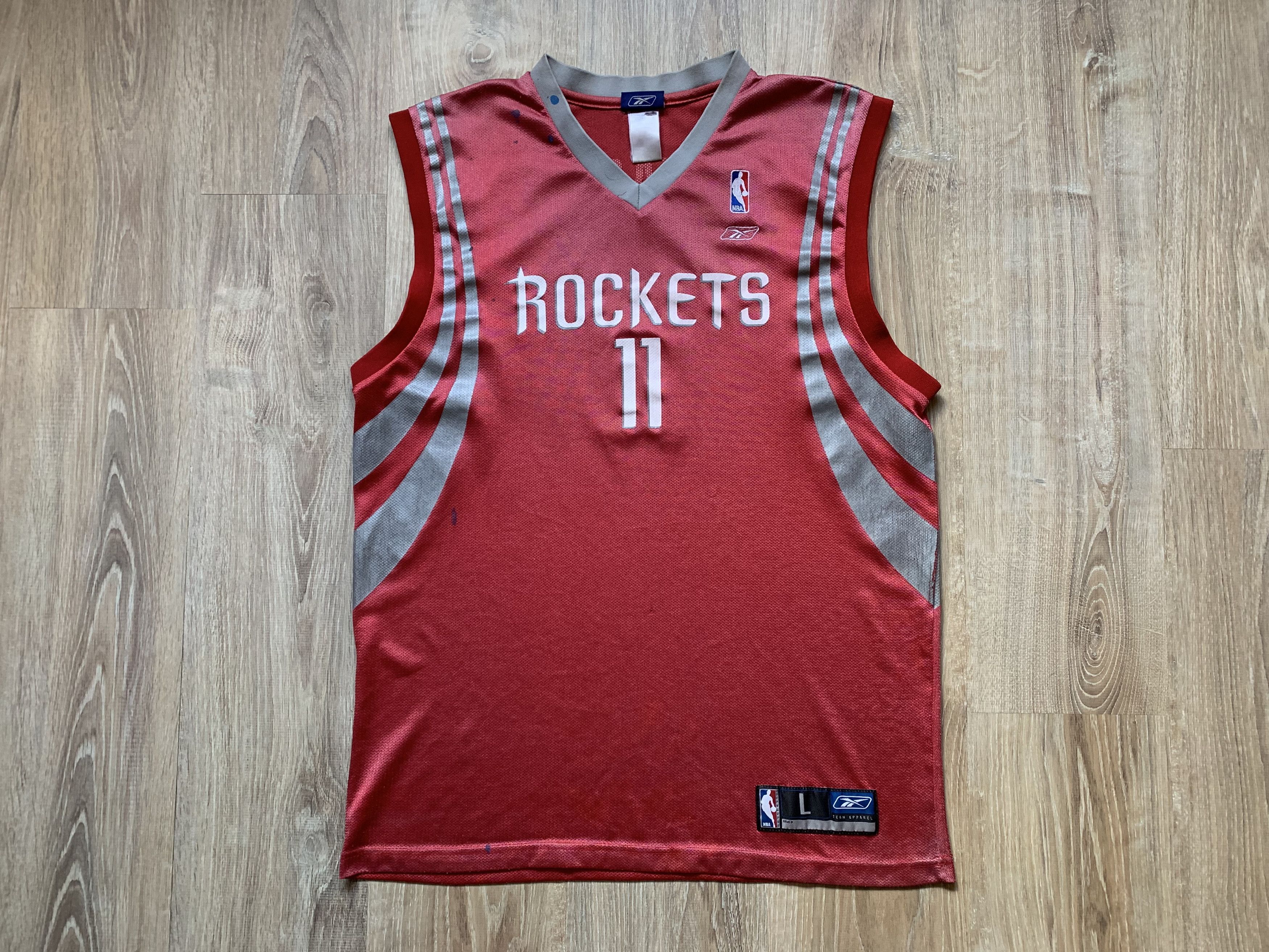 NBA × Reebok × Vintage Vintage Reebok Yao Minh Houston Rockets #11 Jersey Size US L / EU 52-54 / 3 - 11 Thumbnail