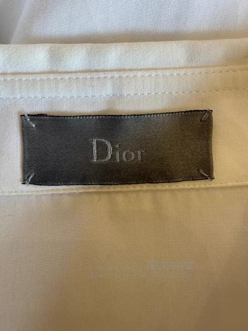 Dior Dior Size 37 1947 letter printed long-sleeved shirt Size US XXS / EU 40 - 4 Thumbnail