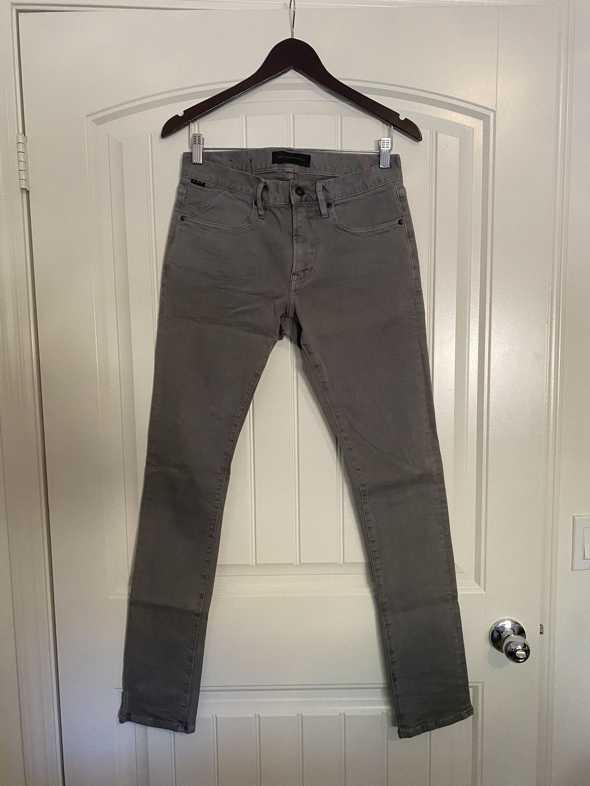 John Varvatos John Varvatos Grey Denim Skinny Jeans Size US 28 / EU 44 - 1 Thumbnail