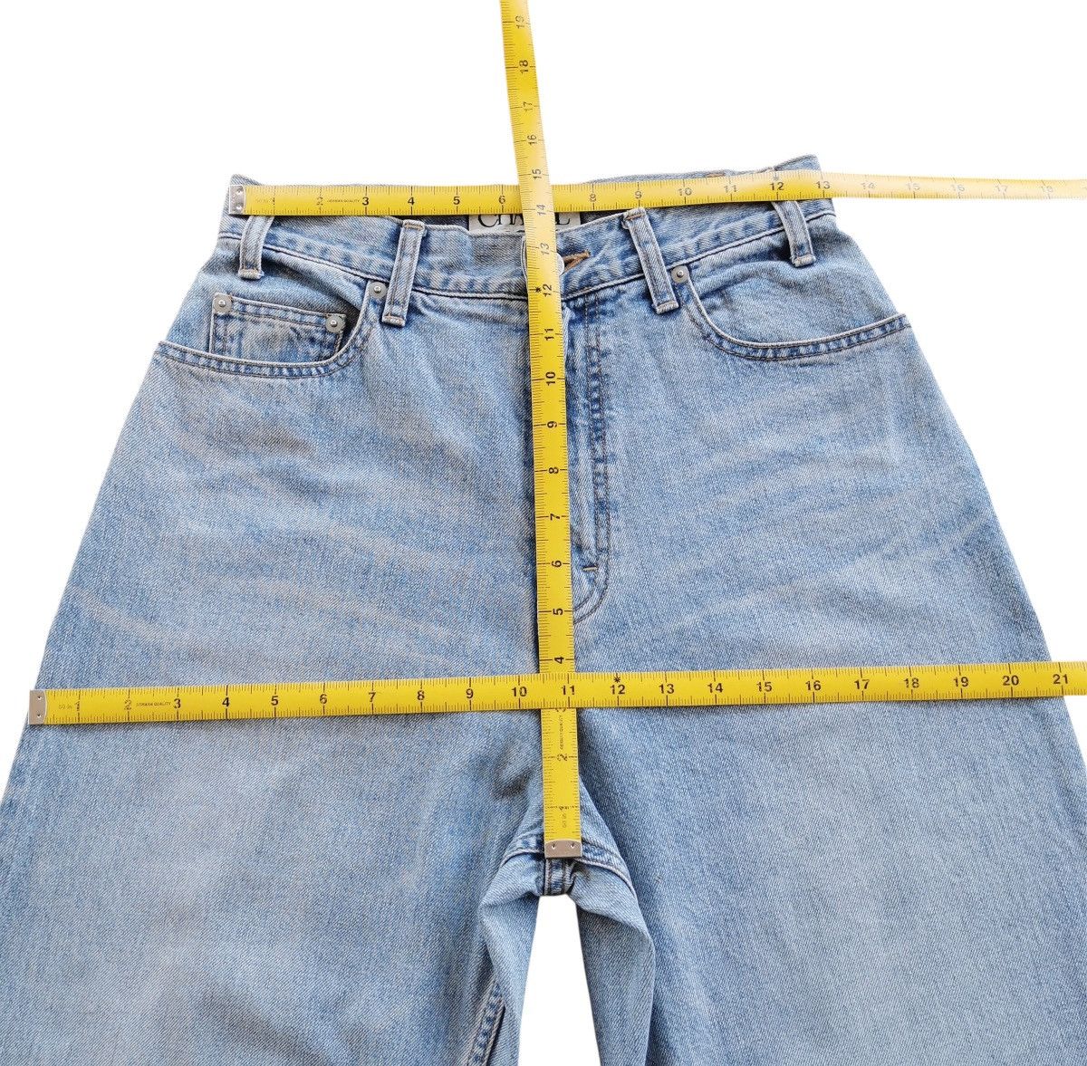 Vintage Charol Wide Open Jeans Size 26" / US 2 / IT 38 - 9 Thumbnail