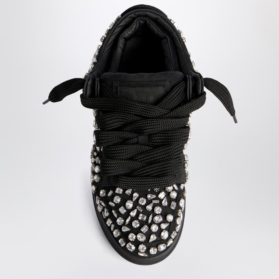 1989 STUDIO o1d2blof1124 Crystals Low-Top Sneakers in Black Size US 5.5 / EU 38 - 3 Thumbnail