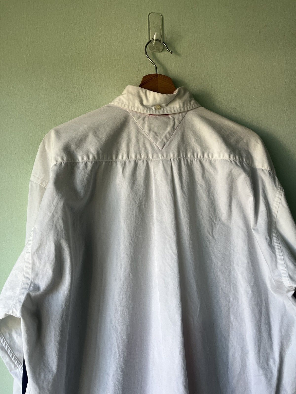 Tommy Hilfiger × Vintage Vintage Tommy Hilfiger Big Flag Button Up Size US XL / EU 56 / 4 - 10 Thumbnail