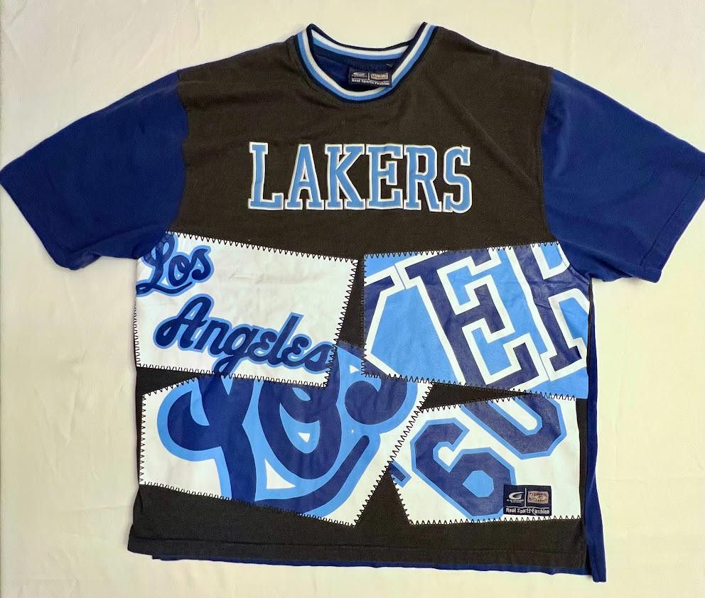 G-III Vintage LA Lakers Graphic Tee - Bold Patchwork Design Size US XXL / EU 58 / 5 - 1 Preview