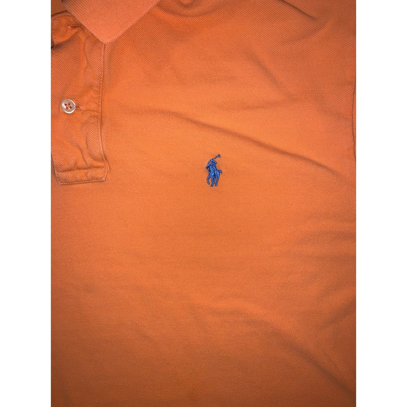 Polo Ralph Lauren Polo Ralph Lauren Men's L Orange Mesh Polo Shirt ShortSleeve Size US L / EU 52-54 / 3 - 3 Thumbnail