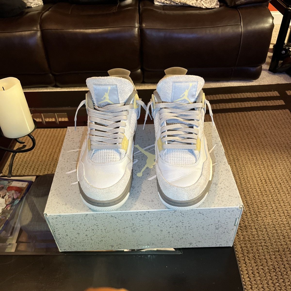Jordan Brand Jordan 4 Retro SE (Photon Dust/Pale Vanilla) Size US 10 / EU 43 - 3 Thumbnail