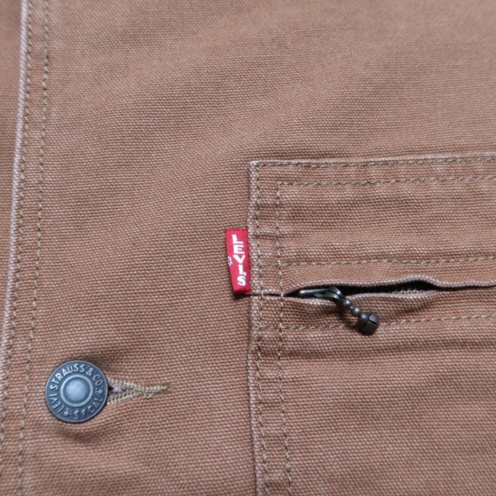 Levi's Levis Big E Chore Barn Jacket Size M Brown Premium Size US M / EU 48-50 / 2 - 2 Thumbnail