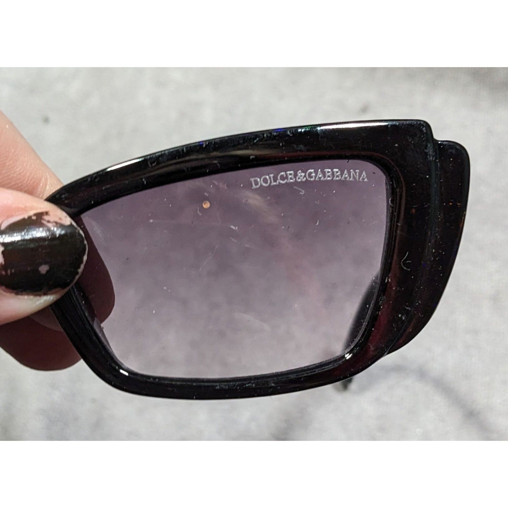 Dolce & Gabbana Dolce & Gabbana 2092 Black Retro Cateye Sunglasses Made In I Size ONE SIZE - 2 Thumbnail
