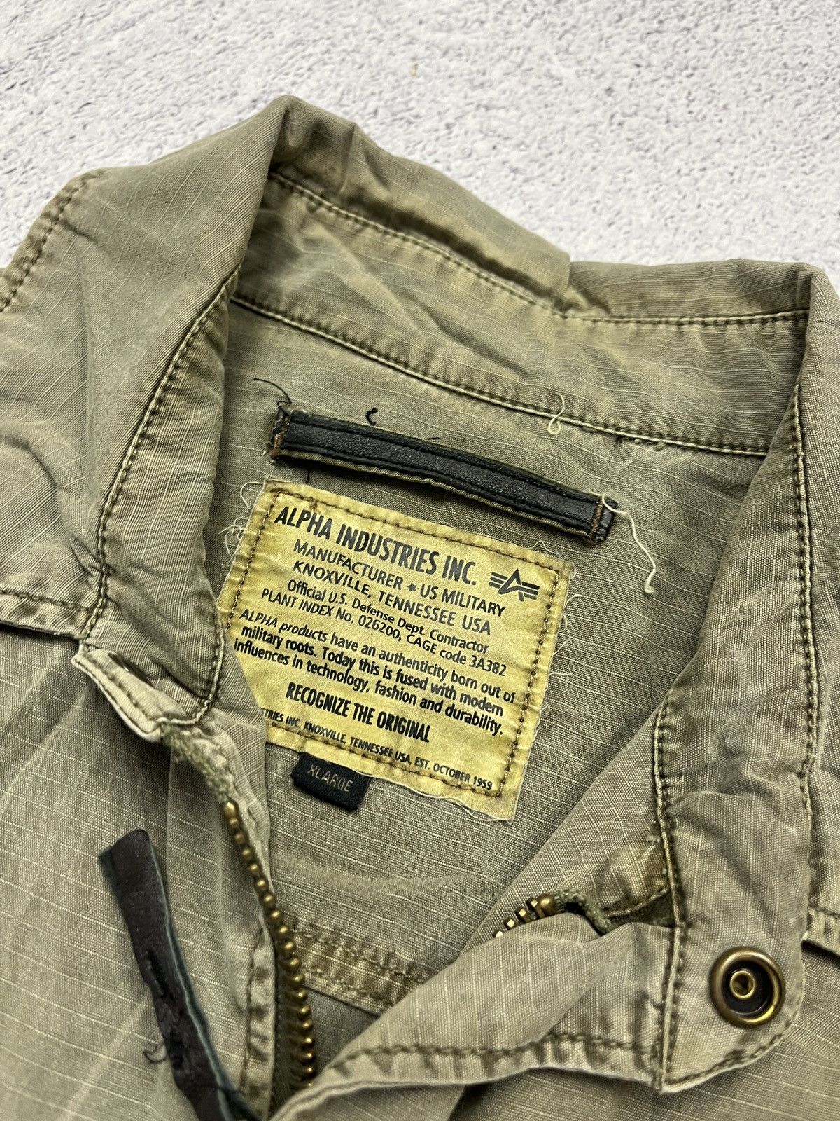 Alpha Industries Alpha Industries Jacket Field M 65 Utility Cargo 90’s Army Size US XL / EU 56 / 4 - 6 Thumbnail